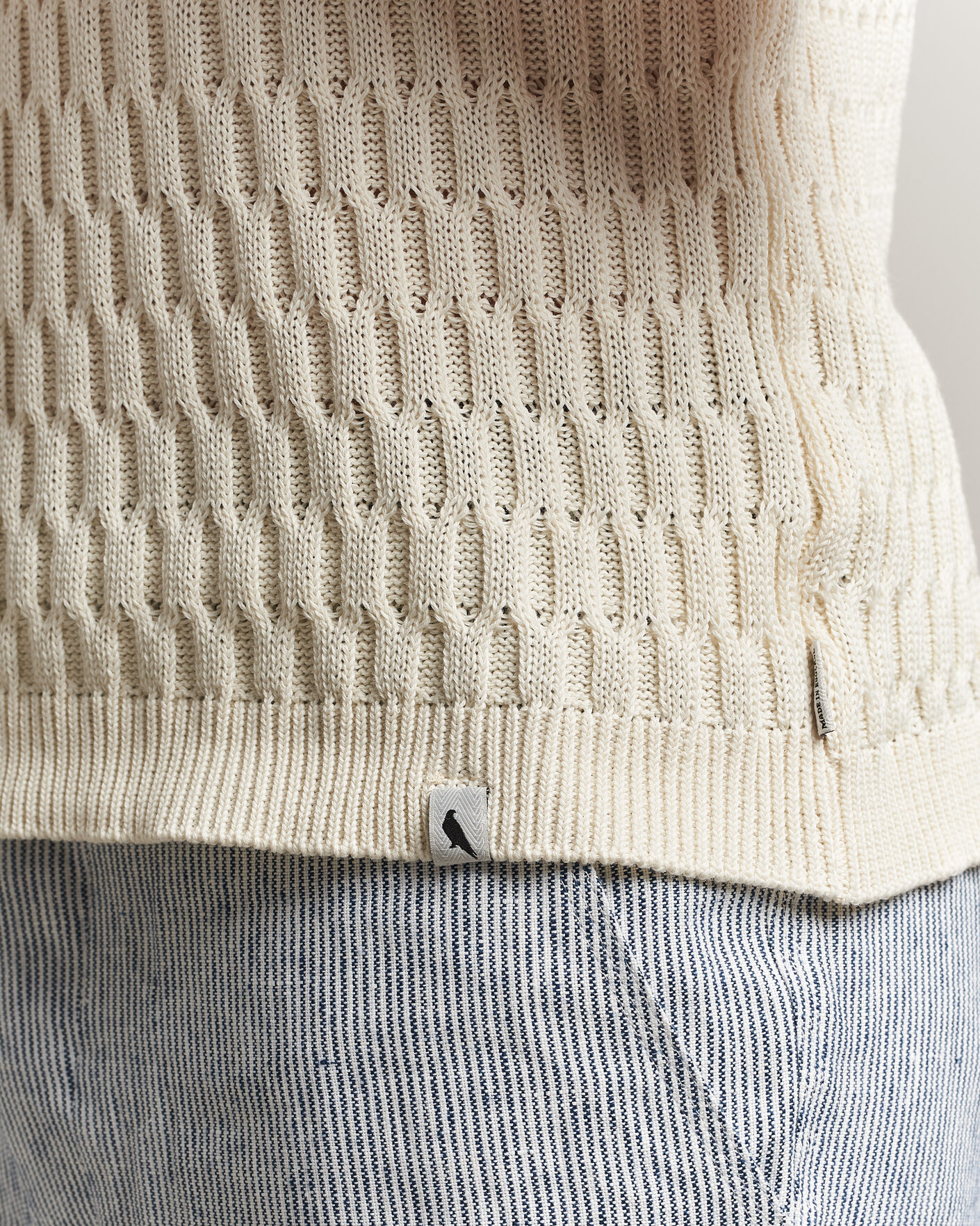 Men | Polo Shirts | Peregrine | Cove Knitted Cotton Polo Shirt White