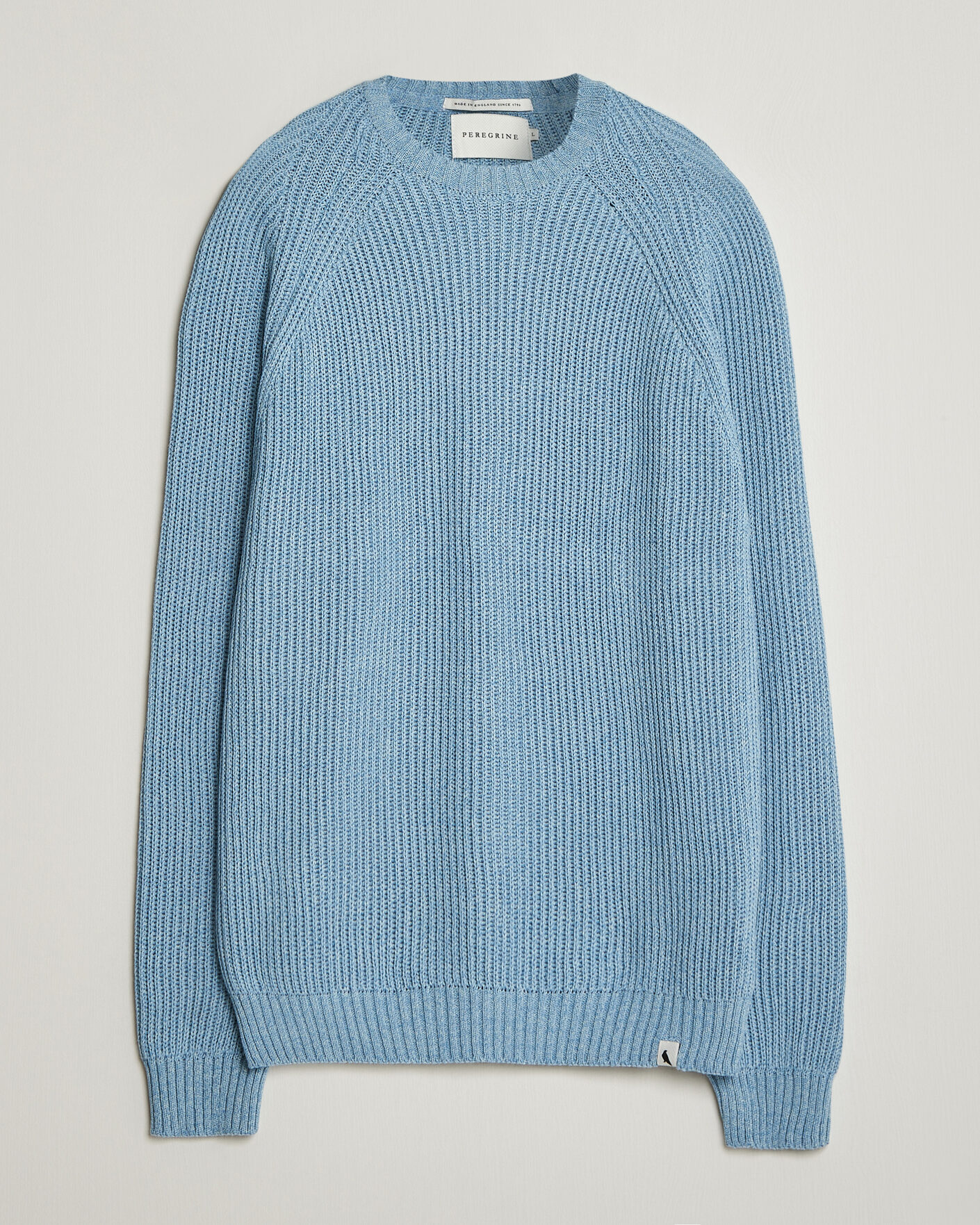 Men | Sweaters & Knitwear | Peregrine | Harry Organic Cotton Sweater Ocean