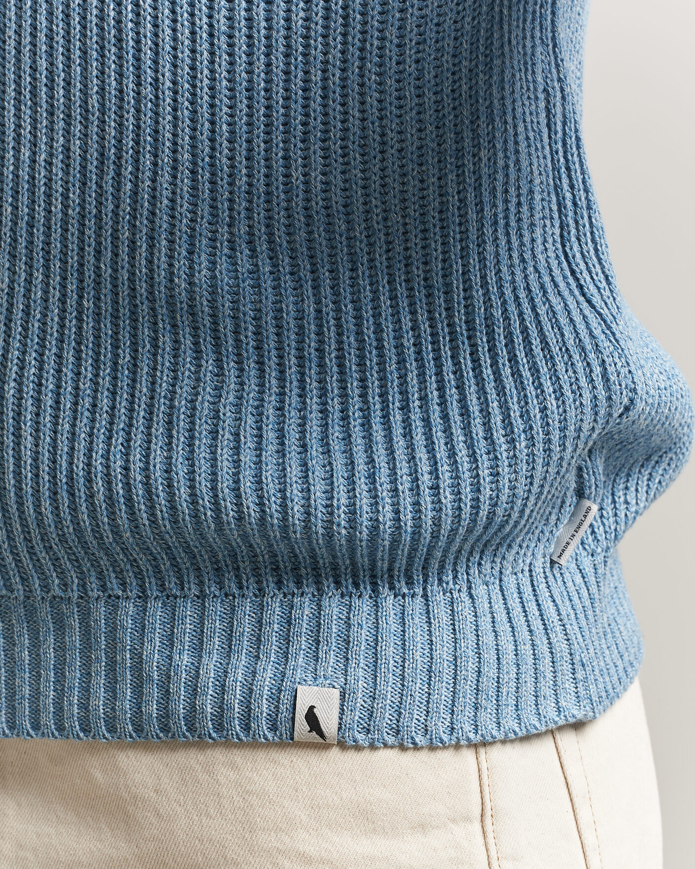Men | Sweaters & Knitwear | Peregrine | Harry Organic Cotton Sweater Ocean
