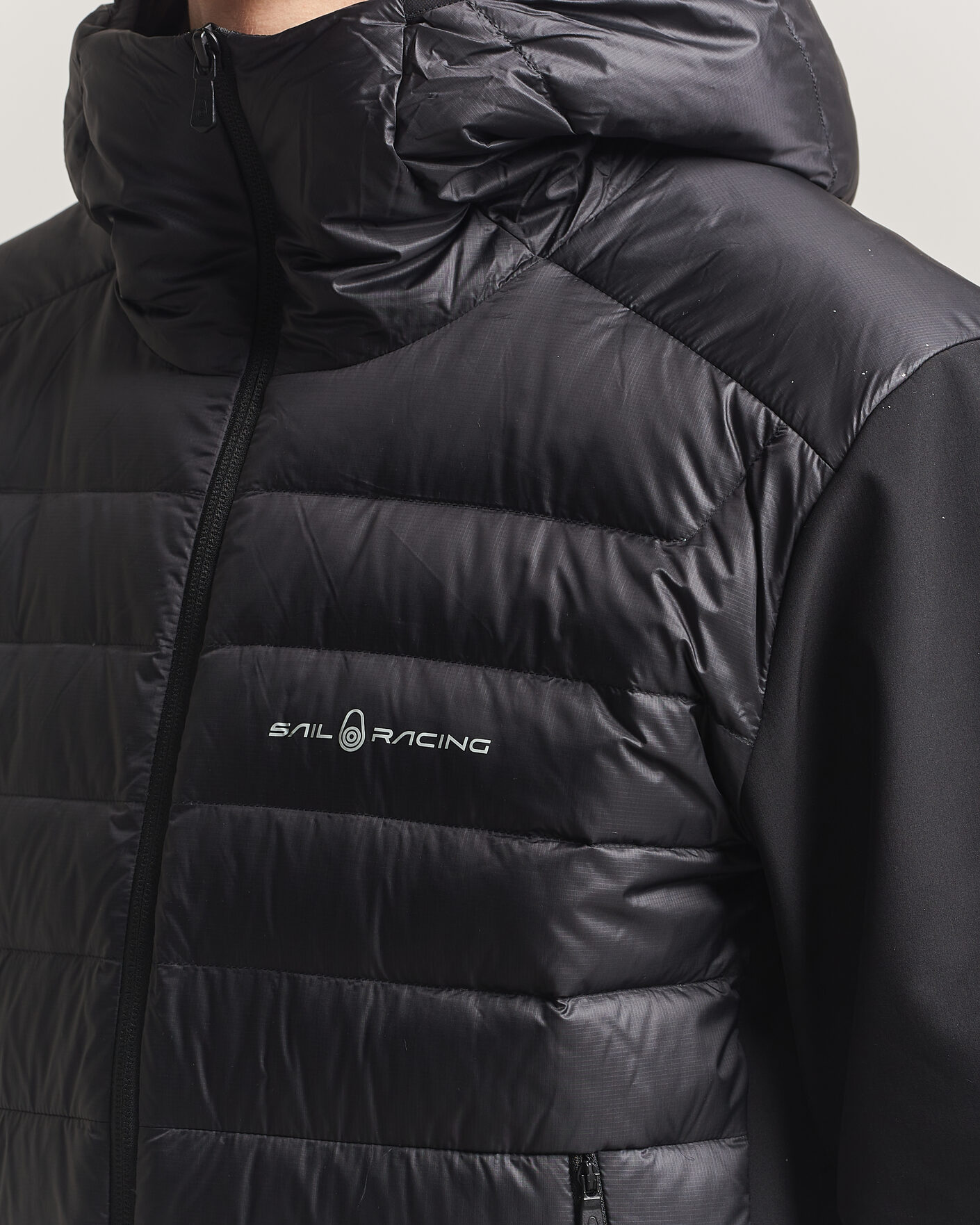 Men | Coats & Jackets | Sail Racing | Spray Hooded Hybrid Jacket Carbon