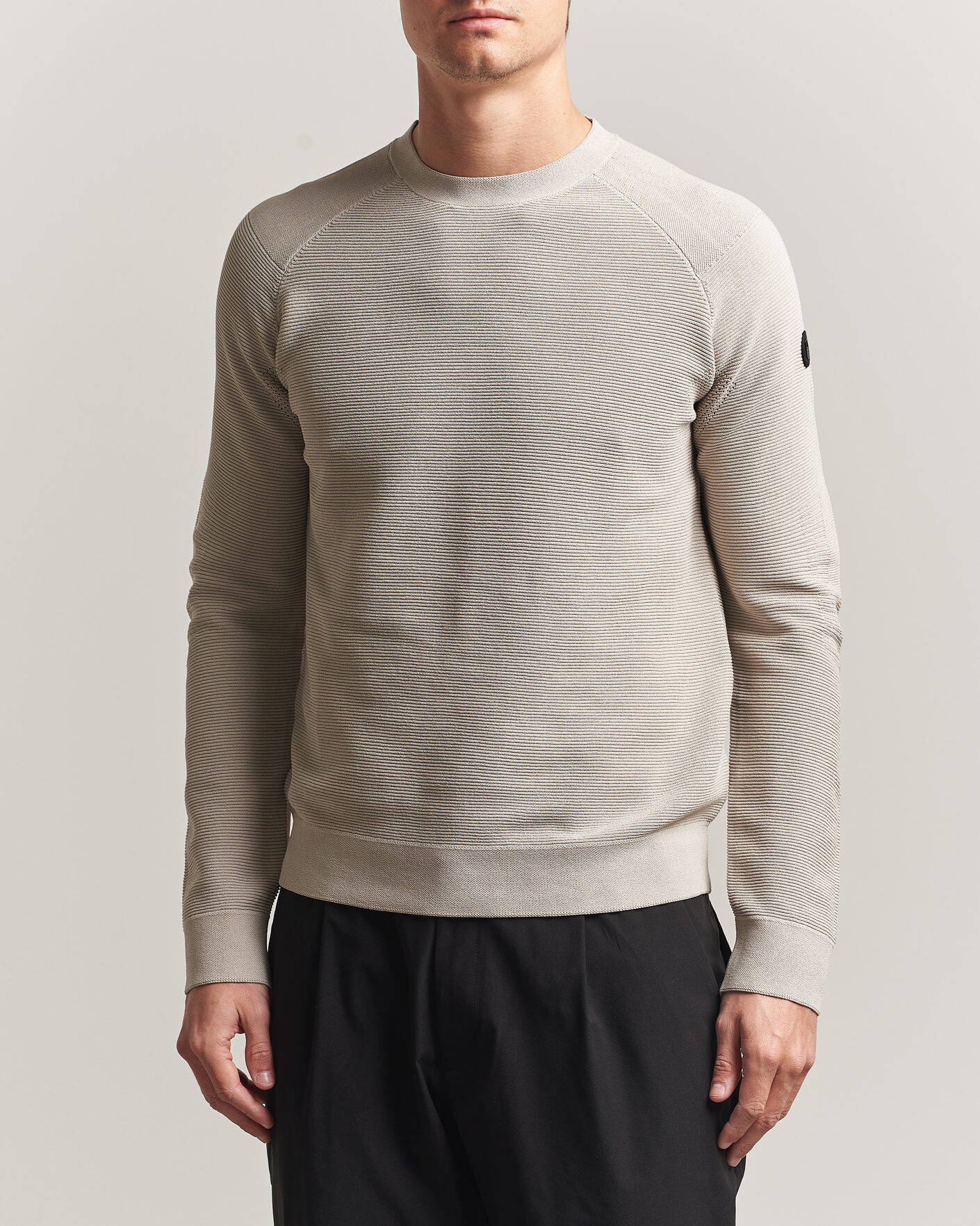 Men | Sweaters & Knitwear | Sail Racing | Element Seamless Crew Neck Sand