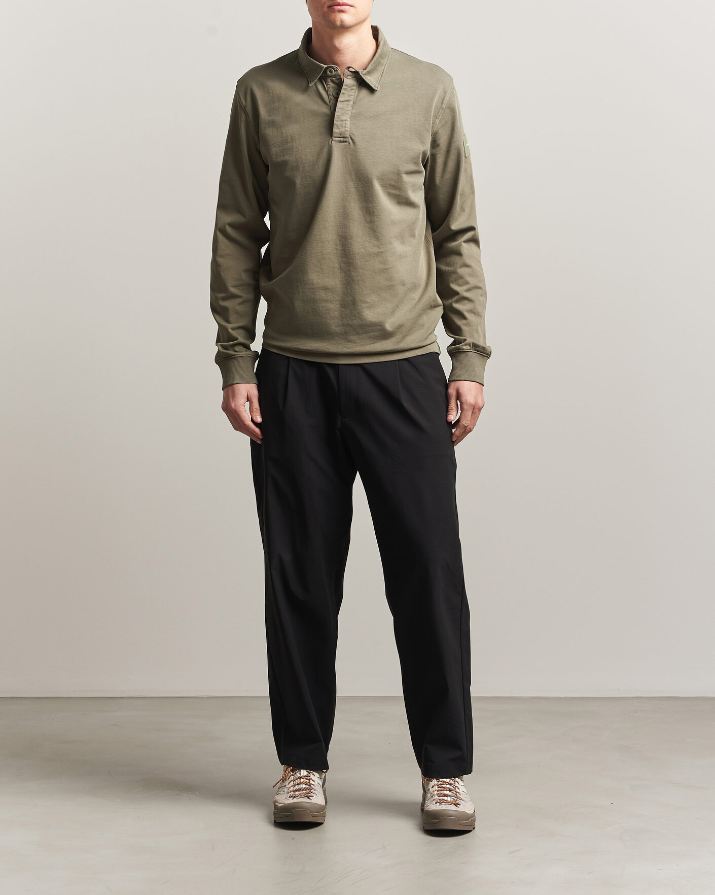 Men | Sweaters & Knitwear | Sail Racing | Wind Pigment Dyed Rugger Mud Green