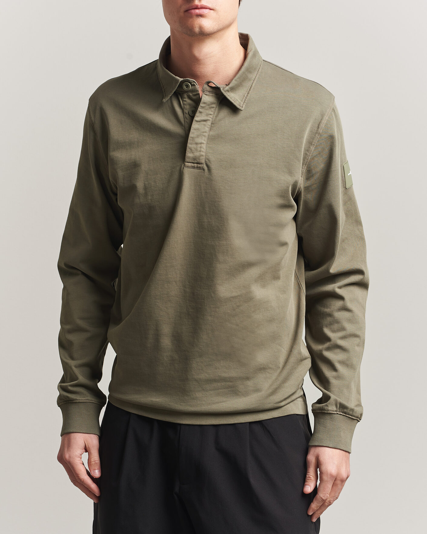 Men | Sweaters & Knitwear | Sail Racing | Wind Pigment Dyed Rugger Mud Green