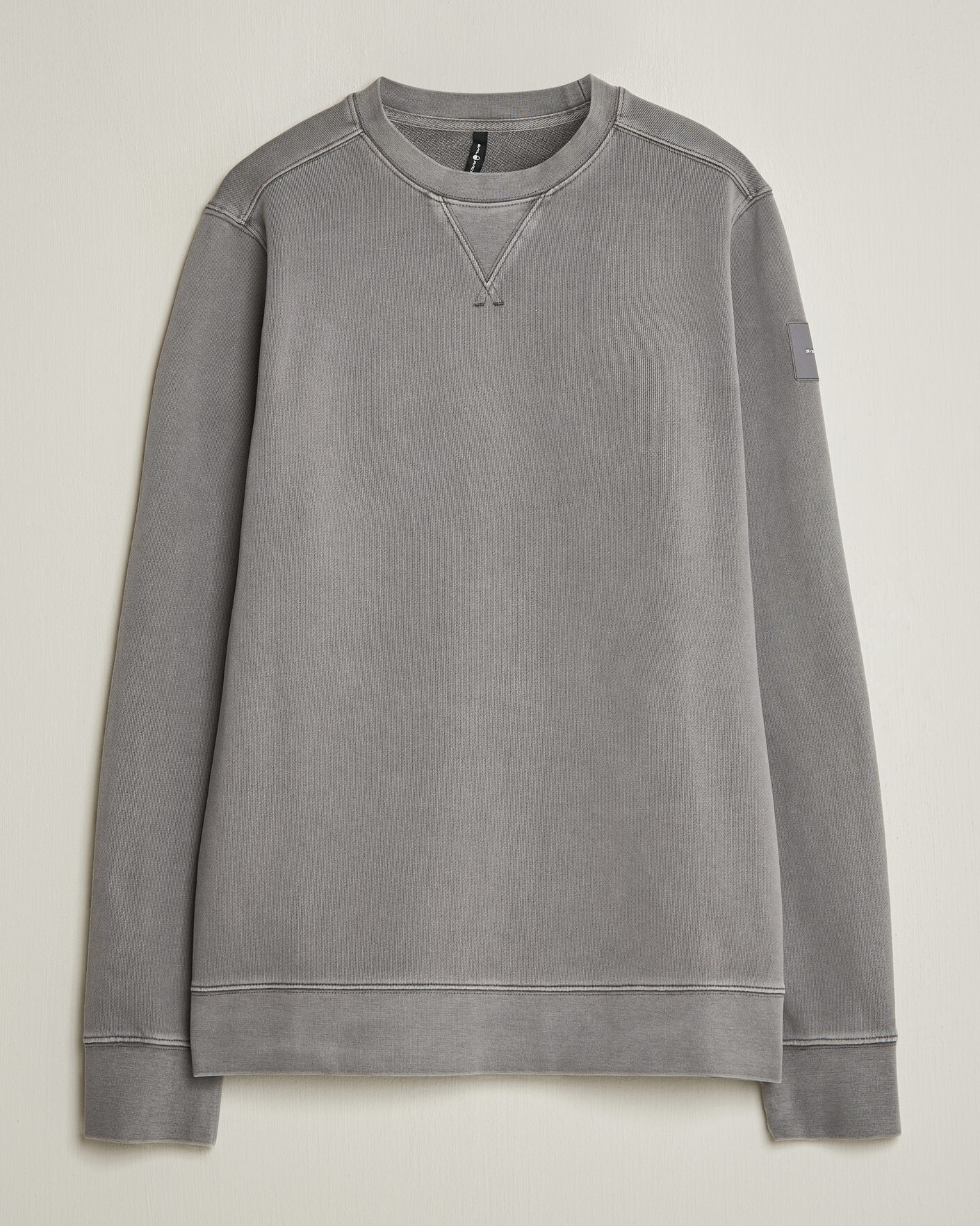 Men | Sweaters & Knitwear | Sail Racing | Wind Pigment Dyed Sweatshirt Frost Grey