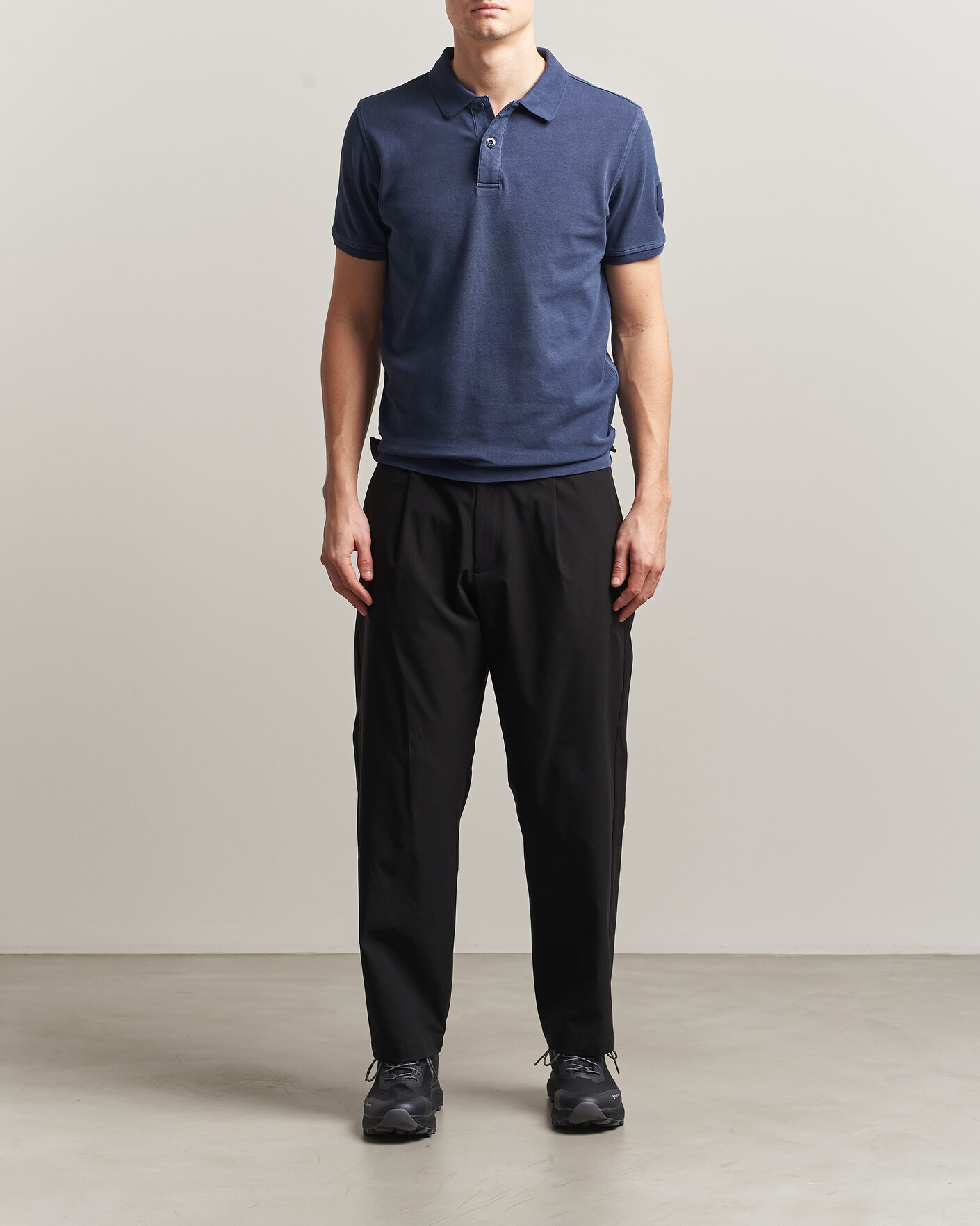 Men | Polo Shirts | Sail Racing | Wind Pigment Dyed Polo Dark Navy