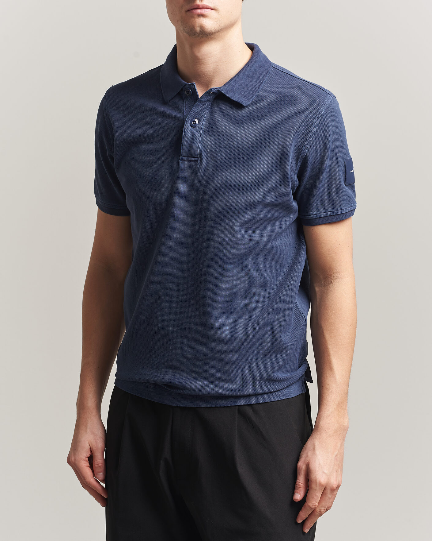Men | Polo Shirts | Sail Racing | Wind Pigment Dyed Polo Dark Navy