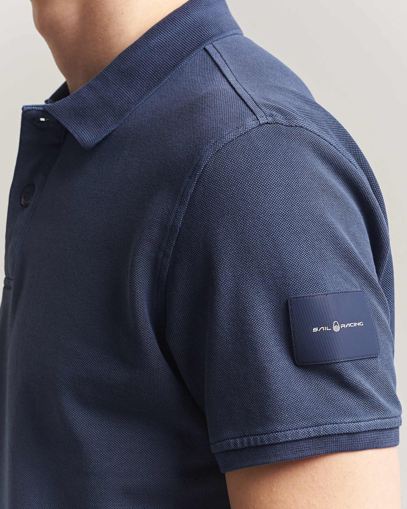 Men | Polo Shirts | Sail Racing | Wind Pigment Dyed Polo Dark Navy