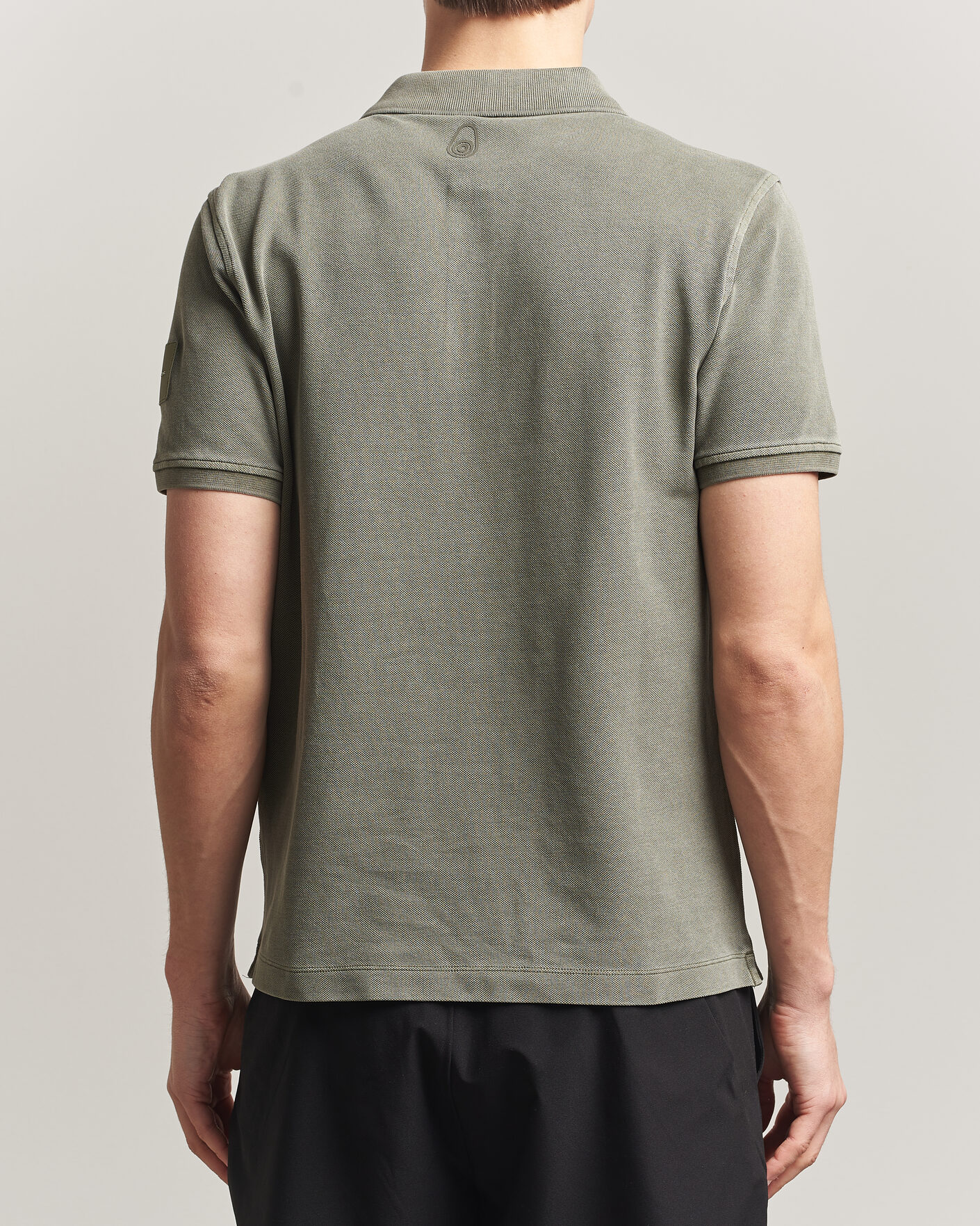 Men | Polo Shirts | Sail Racing | Wind Pigment Dyed Polo Mud Green