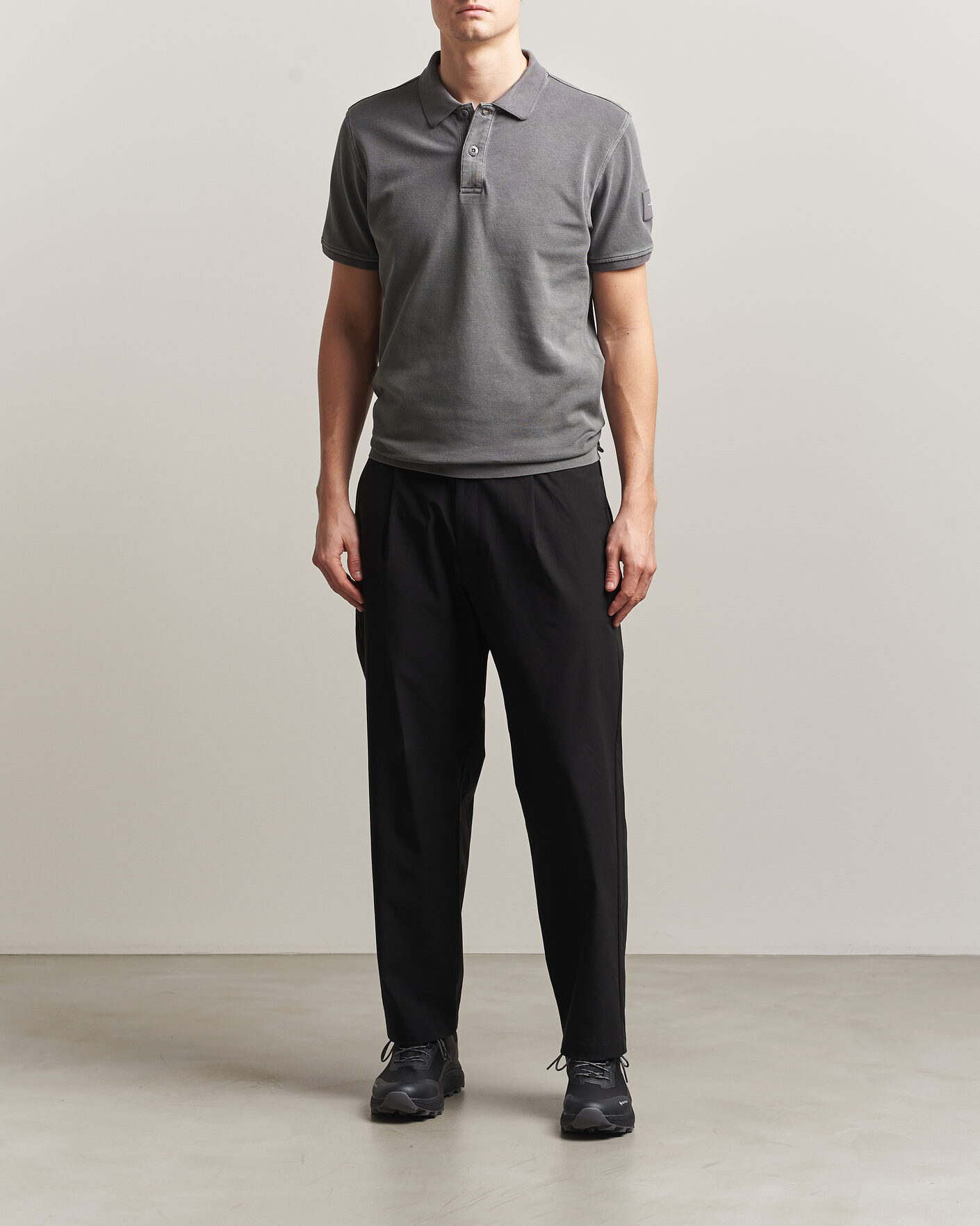 Men | Polo Shirts | Sail Racing | Wind Pigment Dyed Polo Frost Grey