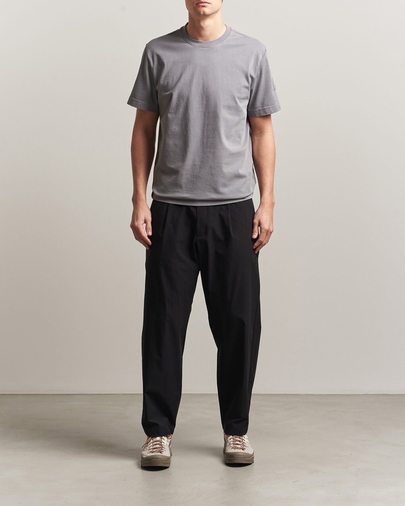 Men | T-Shirts | Sail Racing | Wind Pigment Dyed T-Shirt Frost Grey