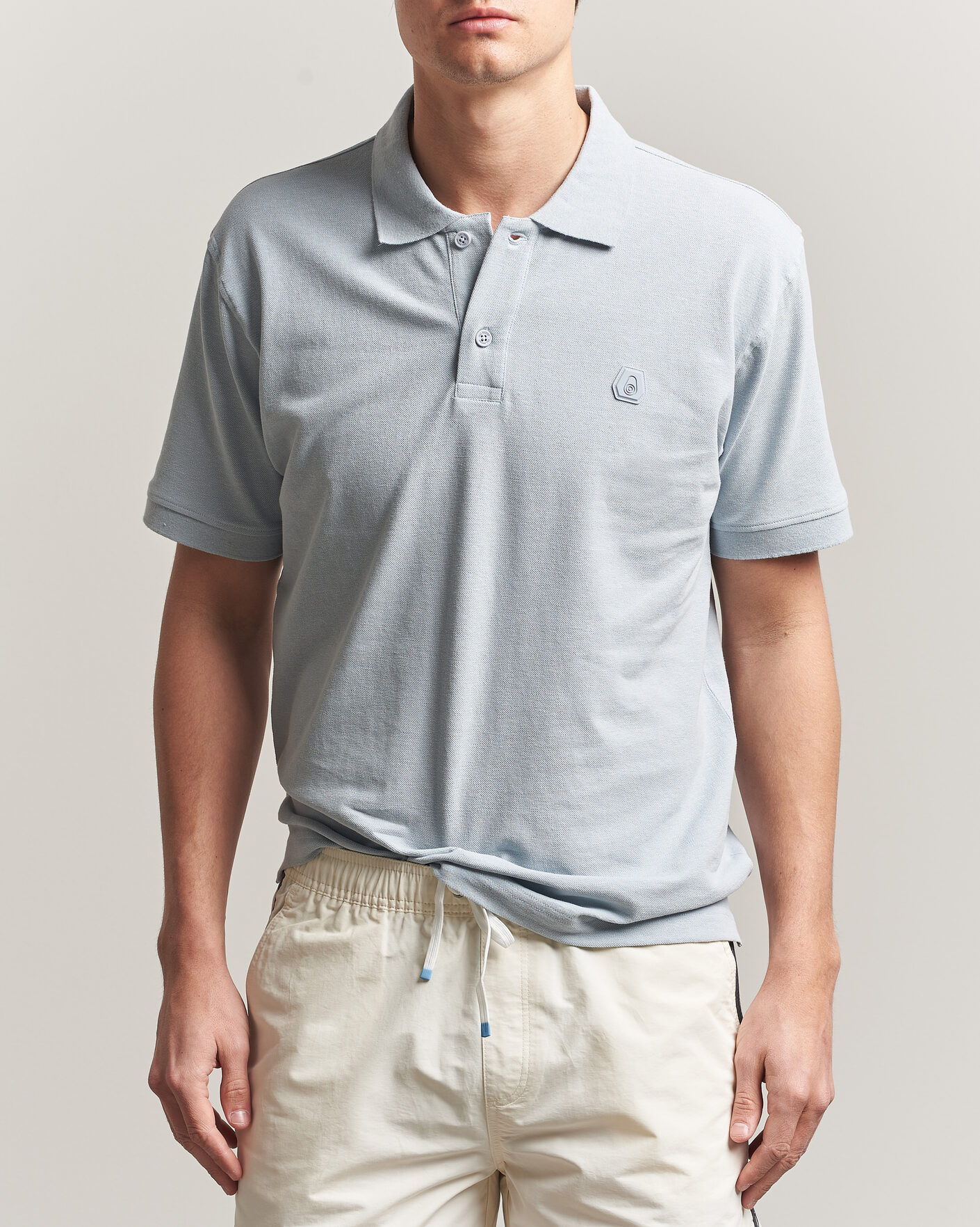Sail Racing Tornado Cotton/Linen Pique Polo Ice Melt at CareOfCarl.com