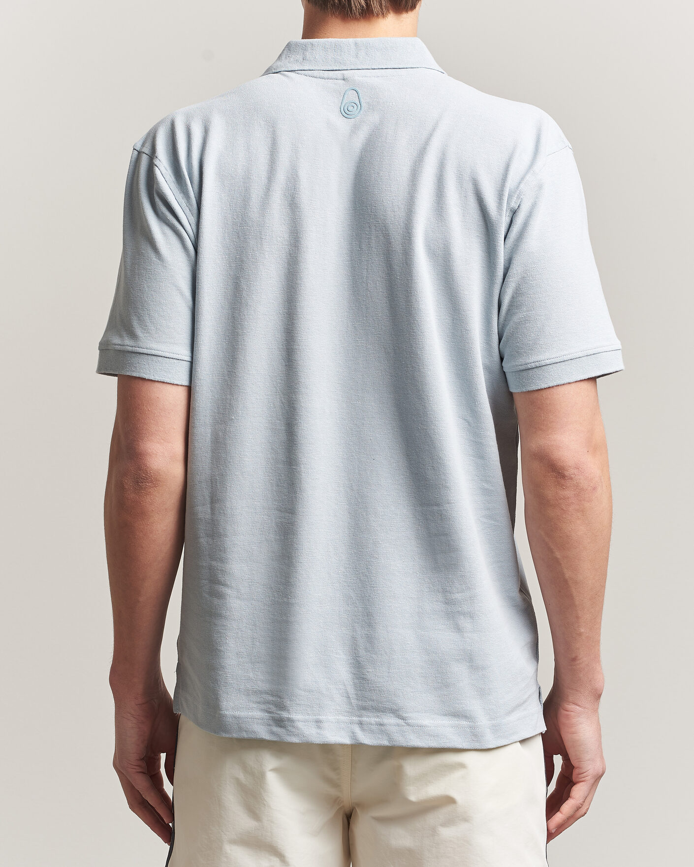 Men | Polo Shirts | Sail Racing | Tornado Cotton/Linen Pique Polo Ice Melt