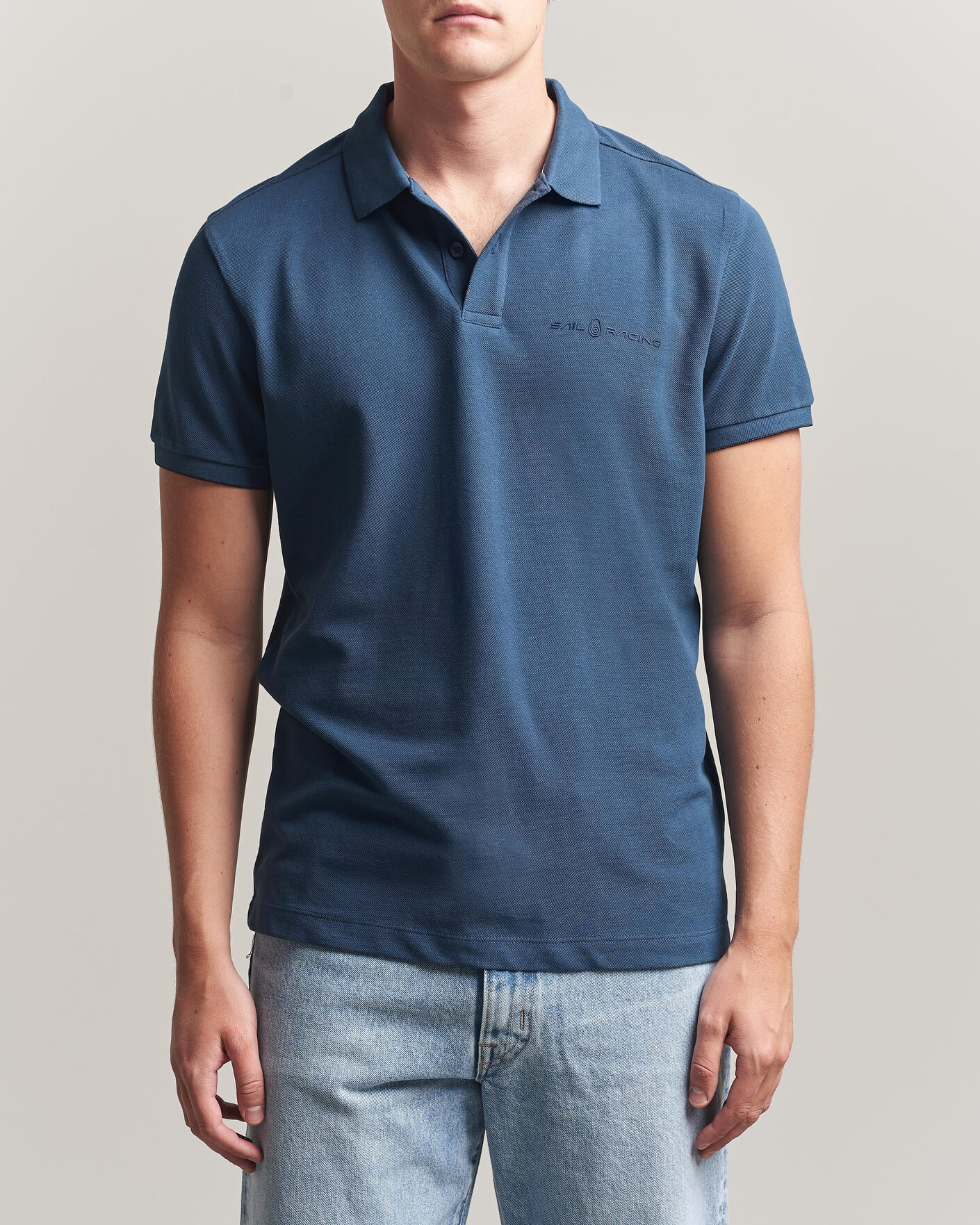 Men | Polo Shirts | Sail Racing | Bowman Polo Neptune Blue