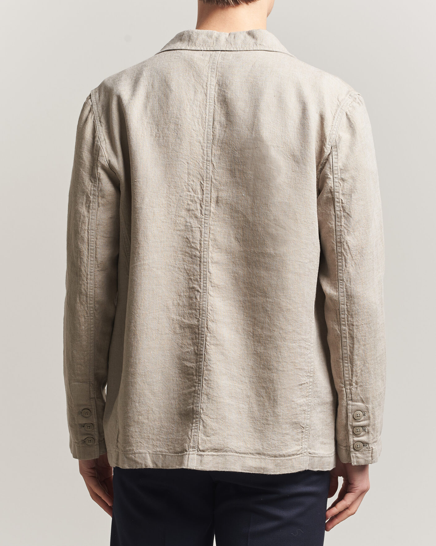 Men | Blazers | KnowledgeCotton Apparel | Linen Blazer Twill