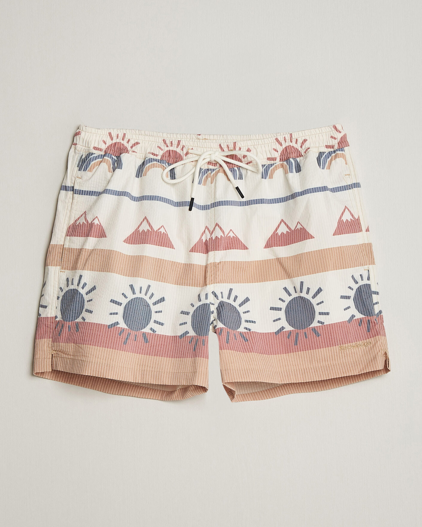 Men | Swimwear | KnowledgeCotton Apparel | Printed Swimshorts Multi