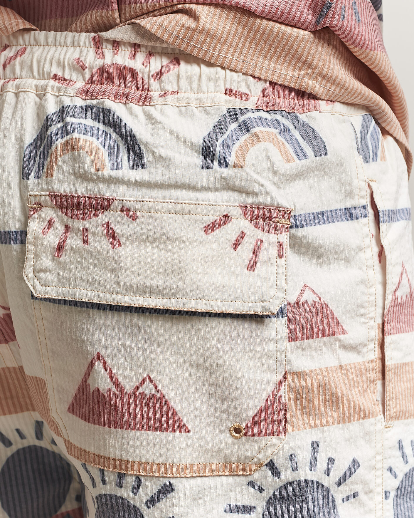 Men | Swimwear | KnowledgeCotton Apparel | Printed Swimshorts Multi