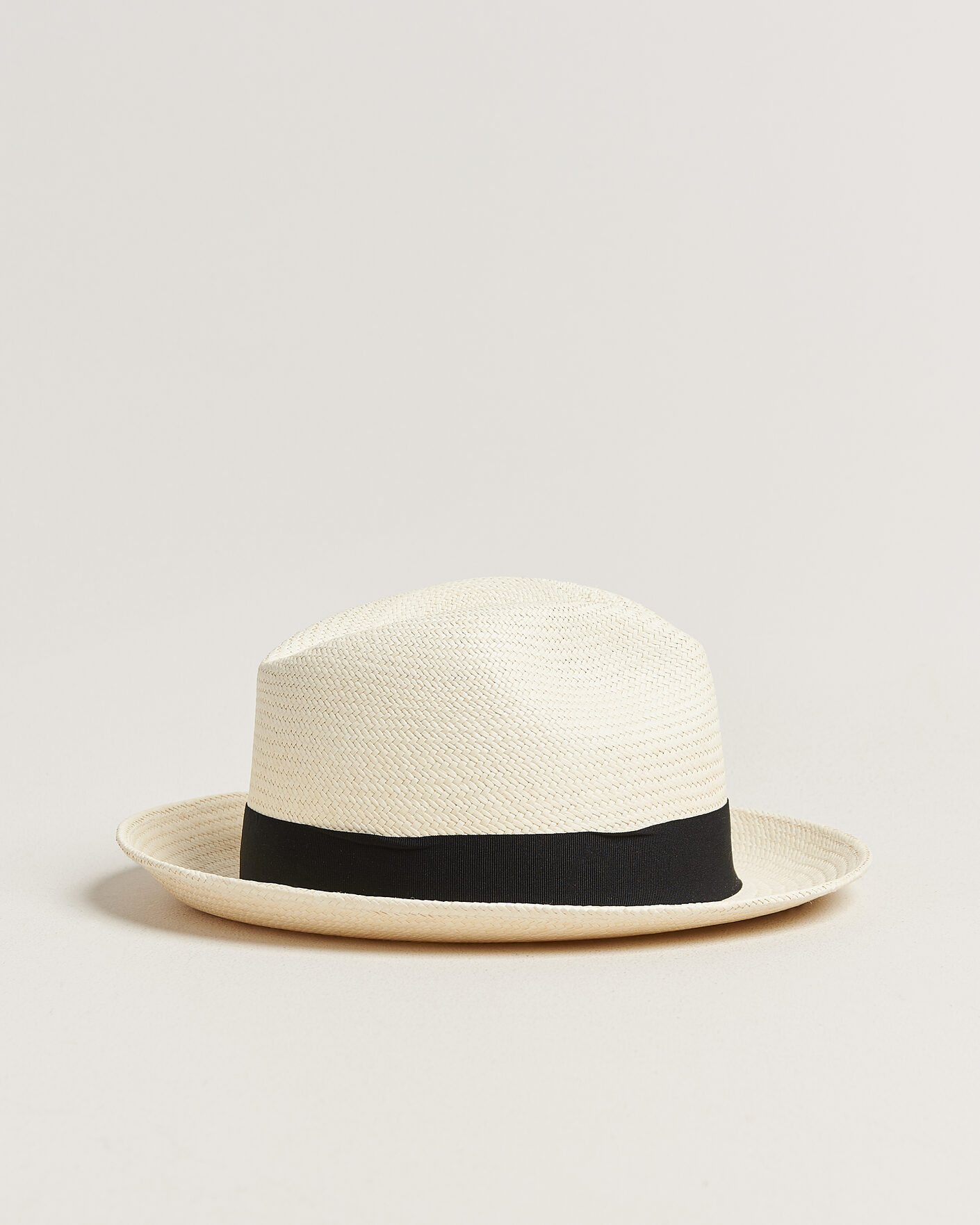 Men | Hats & Caps | Wigéns | Trilby Panama Hat White/Black