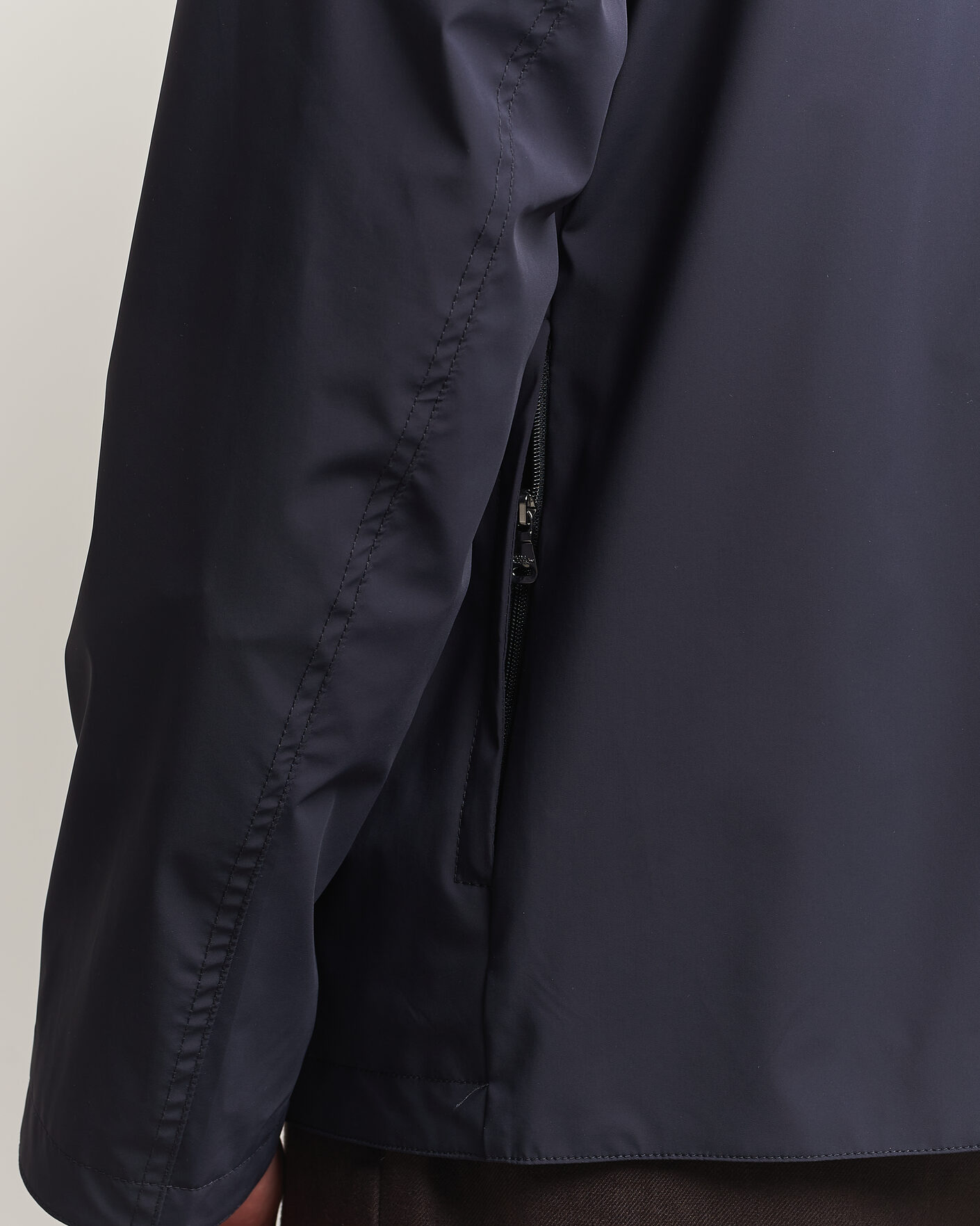 Men | Coats & Jackets | Oscar Jacobson | Light Zipped Shirt Jacket Navy