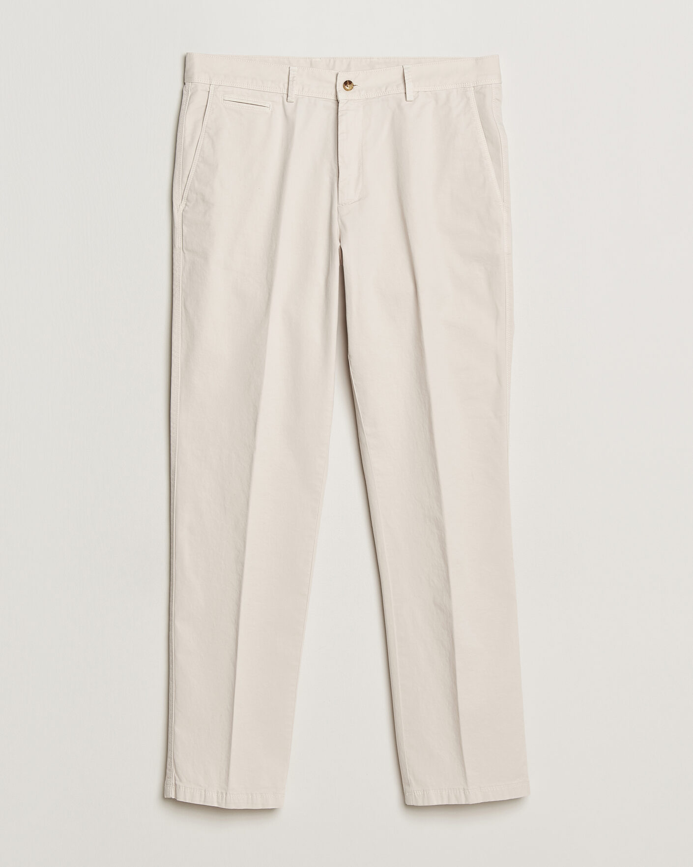 Men | Trousers | Oscar Jacobson | Danik Cotton Trousers White