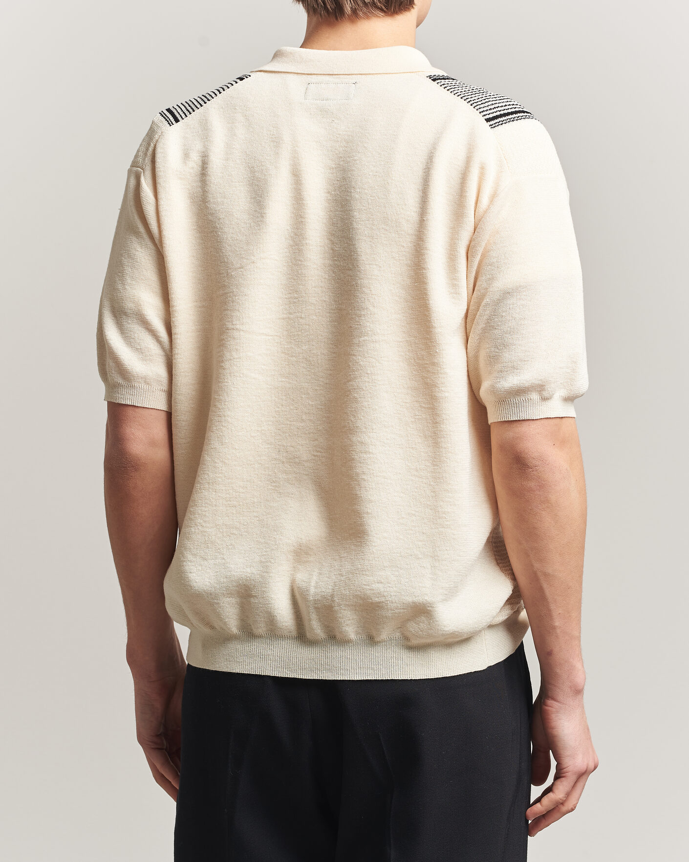 トップス polo shirt / BEAMS BEAMS PLUS - Knit Polo Shirt in Off White – gravitypope