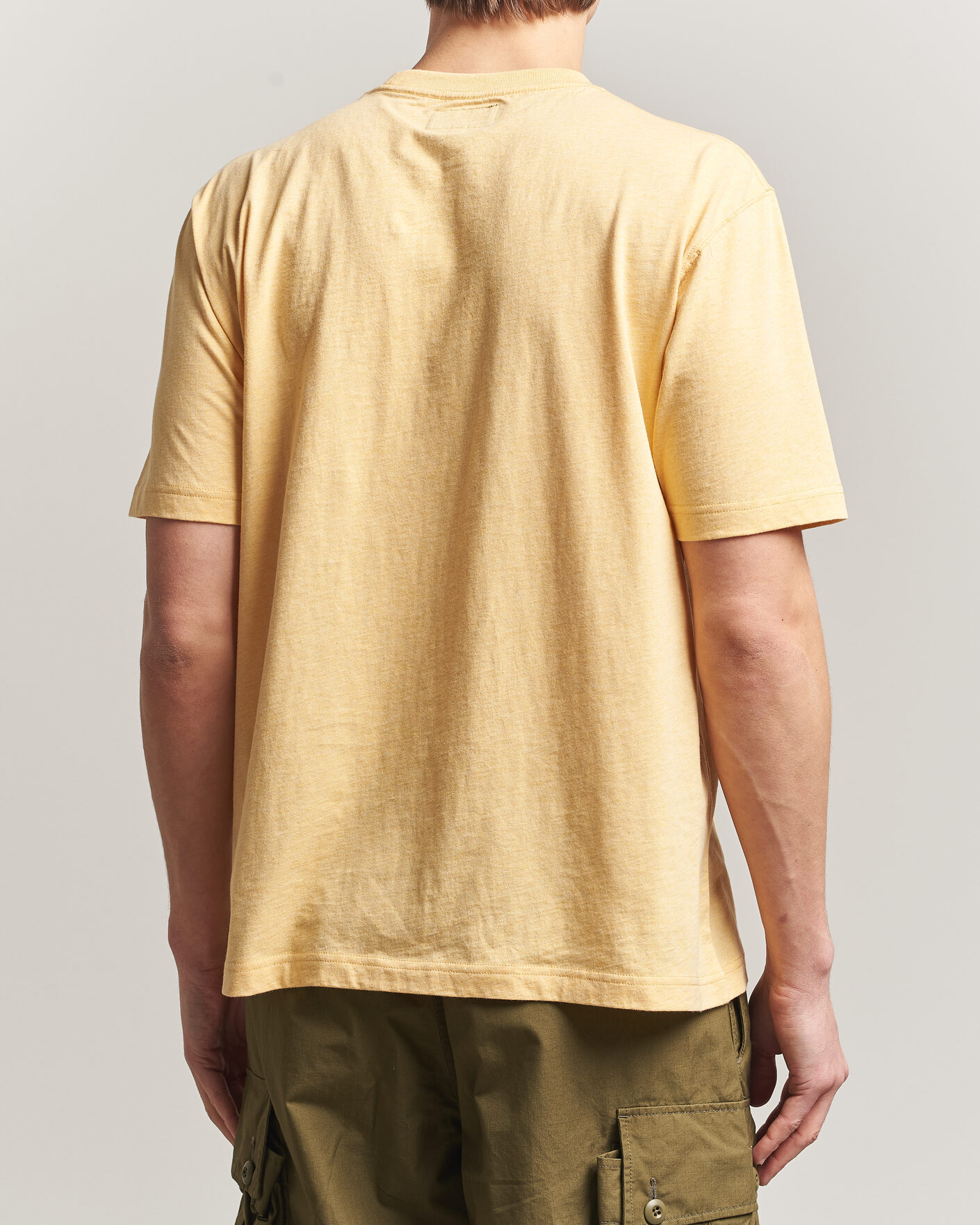 Men | T-Shirts | BEAMS PLUS | Pocket Tee Yellow