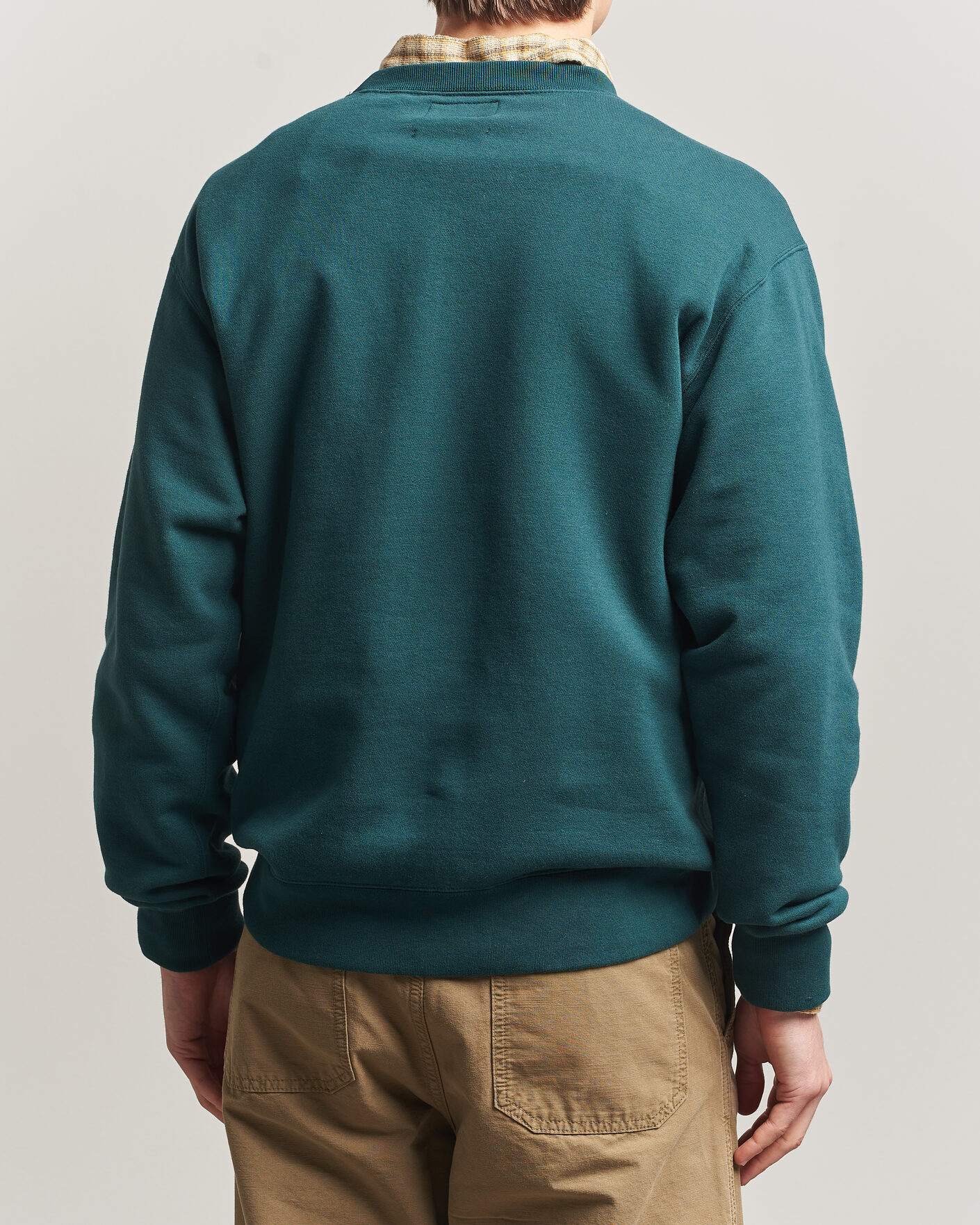 Men | Sweaters & Knitwear | BEAMS PLUS | Crew Sweat Dark Green