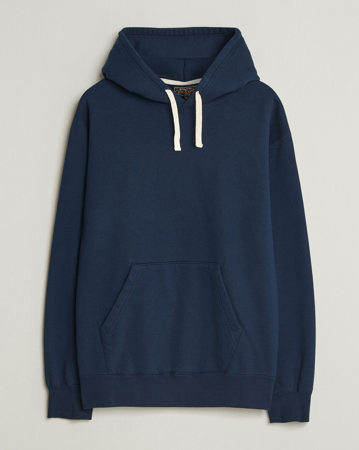 Men | Sweaters & Knitwear | BEAMS PLUS | Hooded Sweat Pullover Navy
