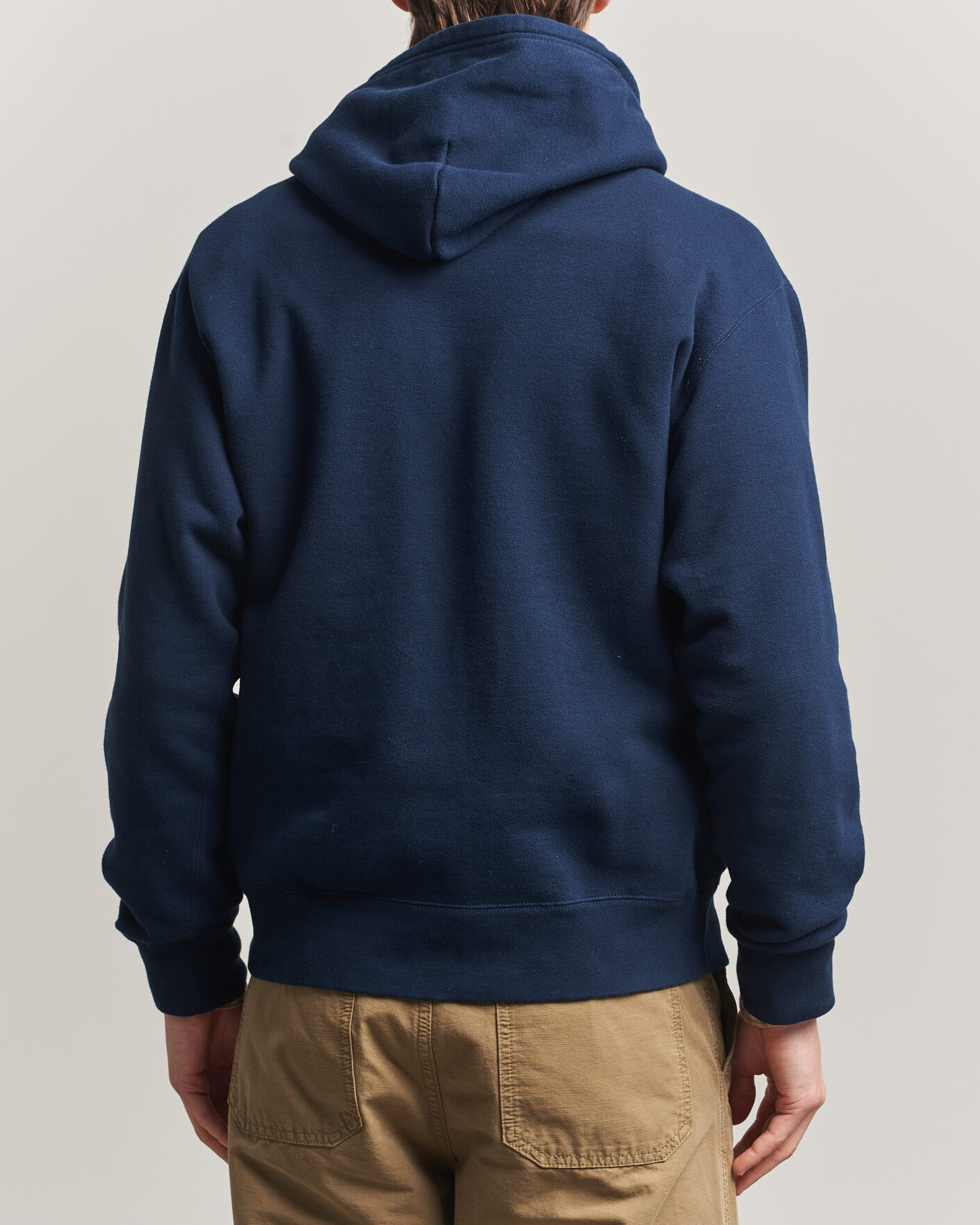 Men | Sweaters & Knitwear | BEAMS PLUS | Hooded Sweat Pullover Navy