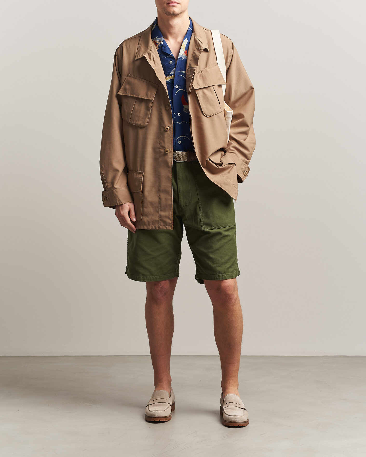 Men | Coats & Jackets | BEAMS PLUS | MIL Fatigue Jacket Khaki
