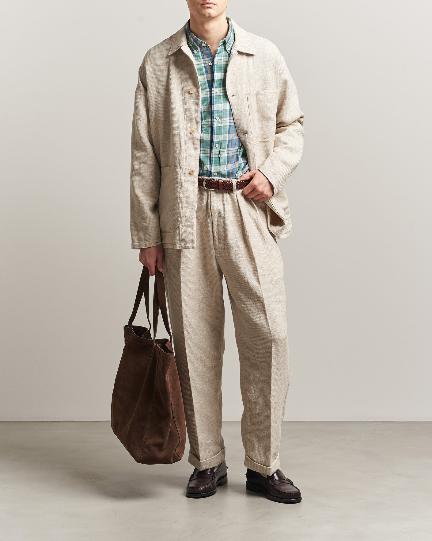 BEAMS PLUS MIL Chore Jacket Off White at CareOfCarl.com