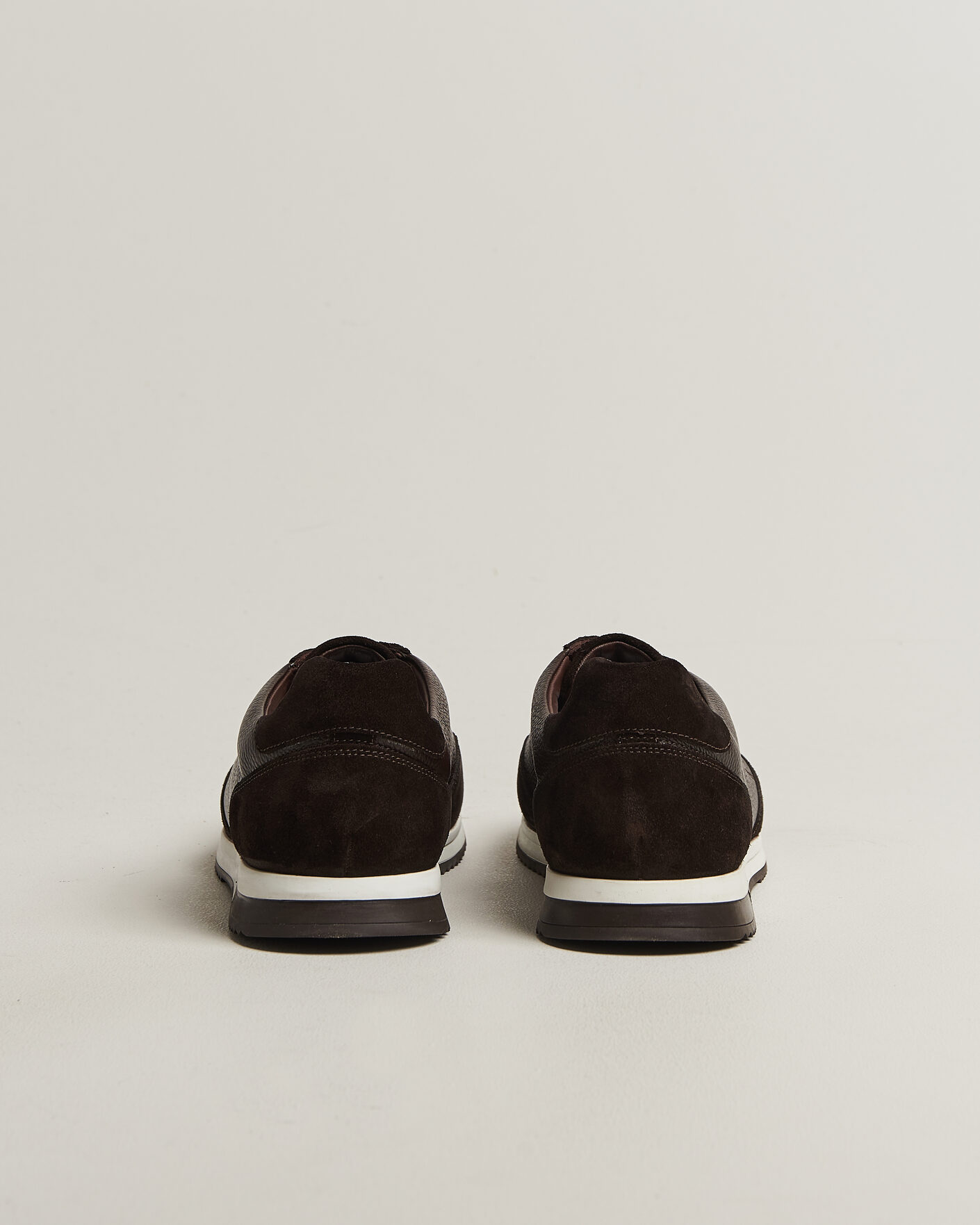 Men | Sneakers | Loake 1880 | Ballantyne Suede/Leather Sneaker Dark Brown