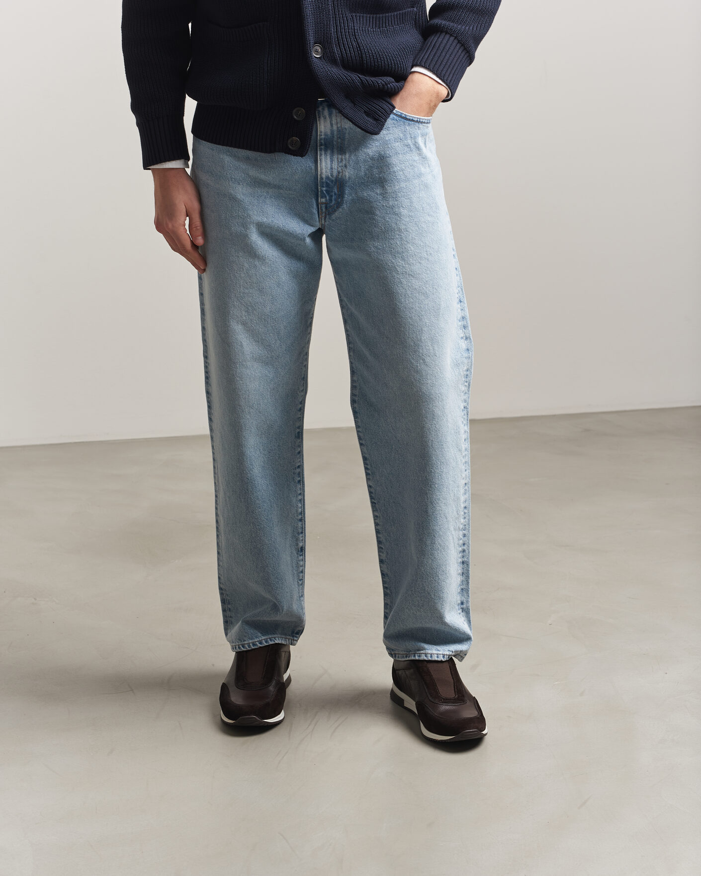 Men | Sneakers | Loake 1880 | Ballantyne Suede/Leather Sneaker Dark Brown