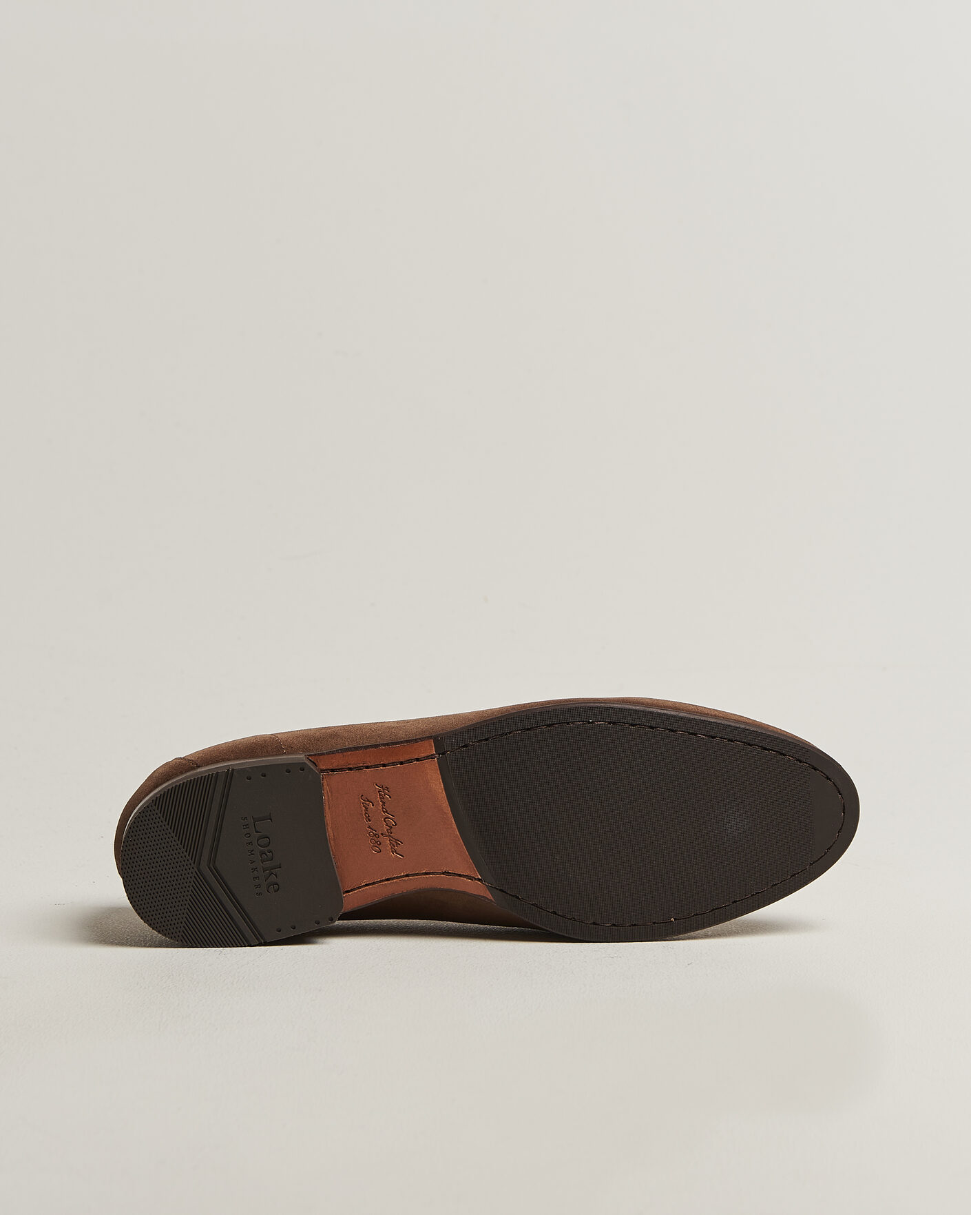 Men | Loafers | Loake 1880 | Belgrave Suede Belgian Loafer Flint