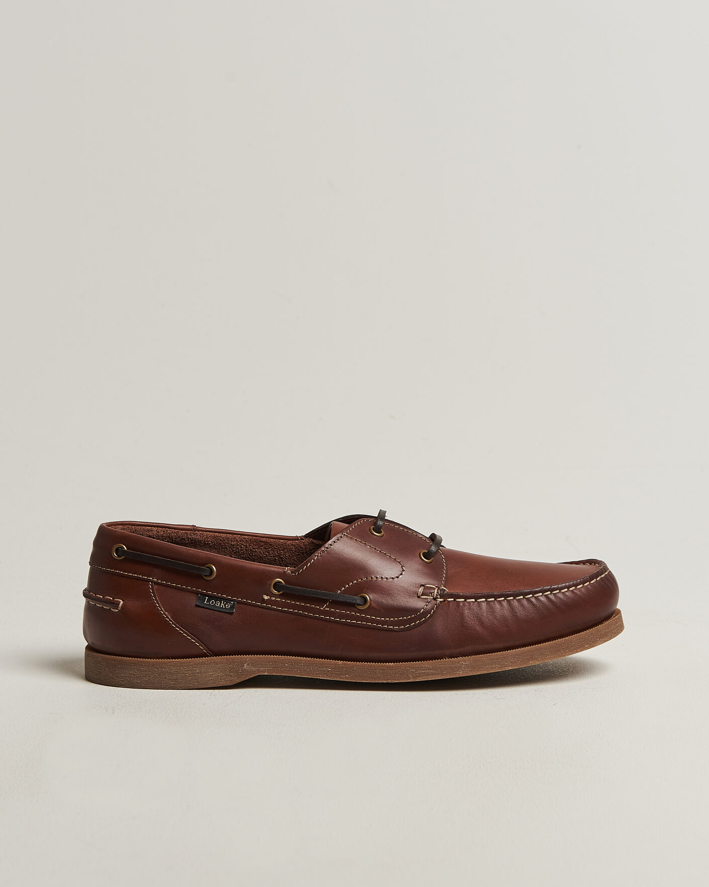 Men | Boat Shoes | Loake 1880 | Padstow Leather Boat Shoe Brown