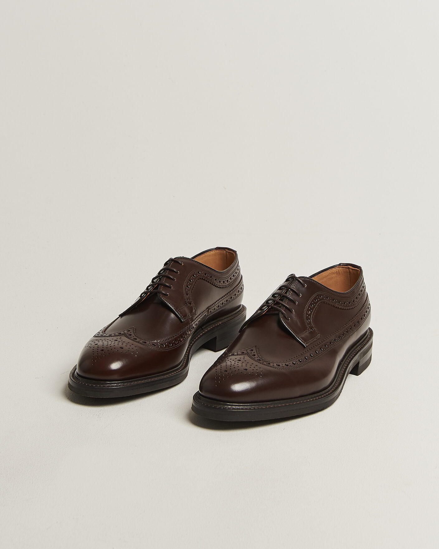 Men | Derby Shoes | Loake 1880 | Sovereign Longwing Leather Derby Dark Brown