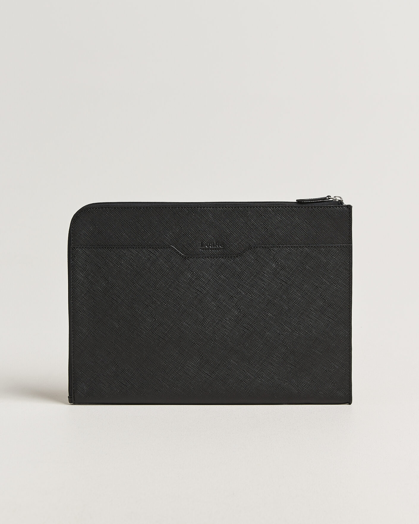 Men | Bags | Loake Shoemakers | Gresham Grain Leather Laptop Cover Black