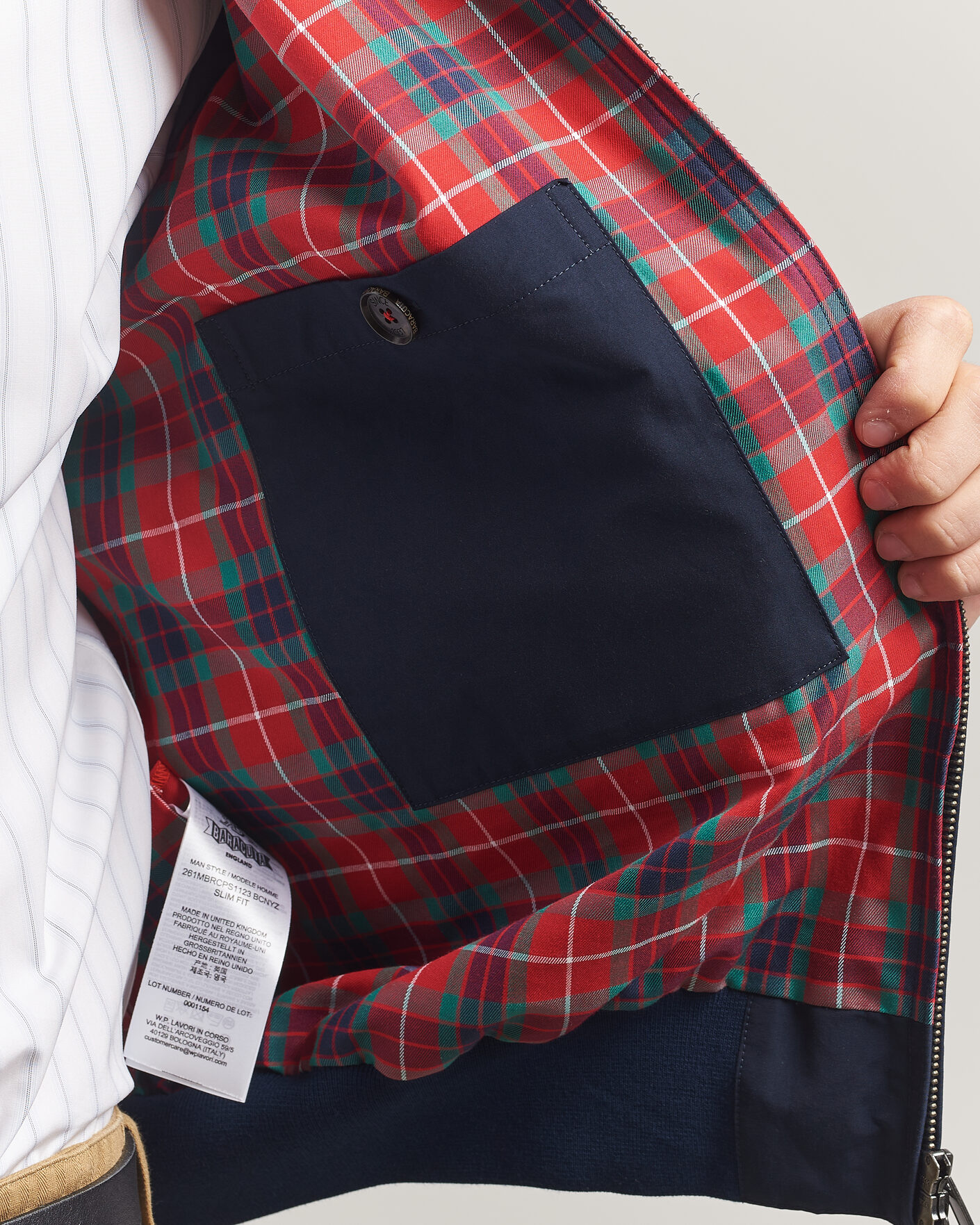 Men | Coats & Jackets | Baracuta | G9 Original Harrington Jacket Navy