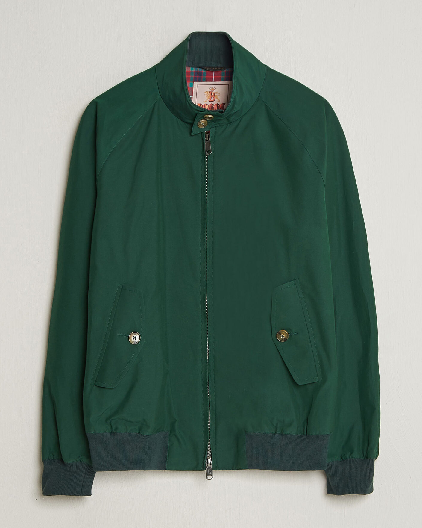 Baracuta G9 Original Harrington Jacket Racing Green at CareOfCarl.com