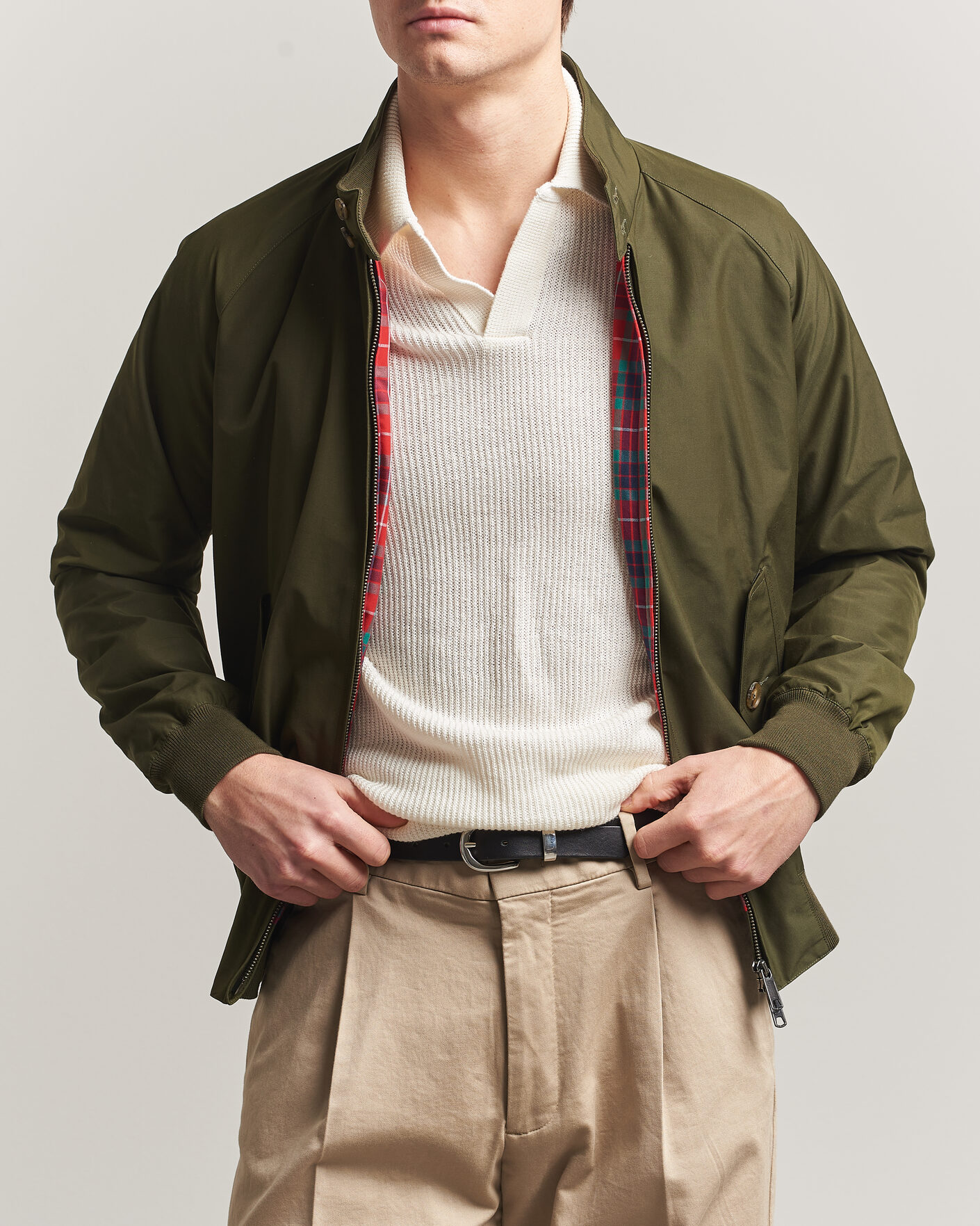 Men | Coats & Jackets | Baracuta | G9 Original Harrington Jacket Beech
