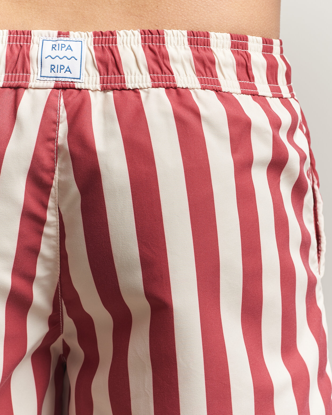 Men | Swimwear | Ripa Ripa | Paraggi Striped Swimshorts Red