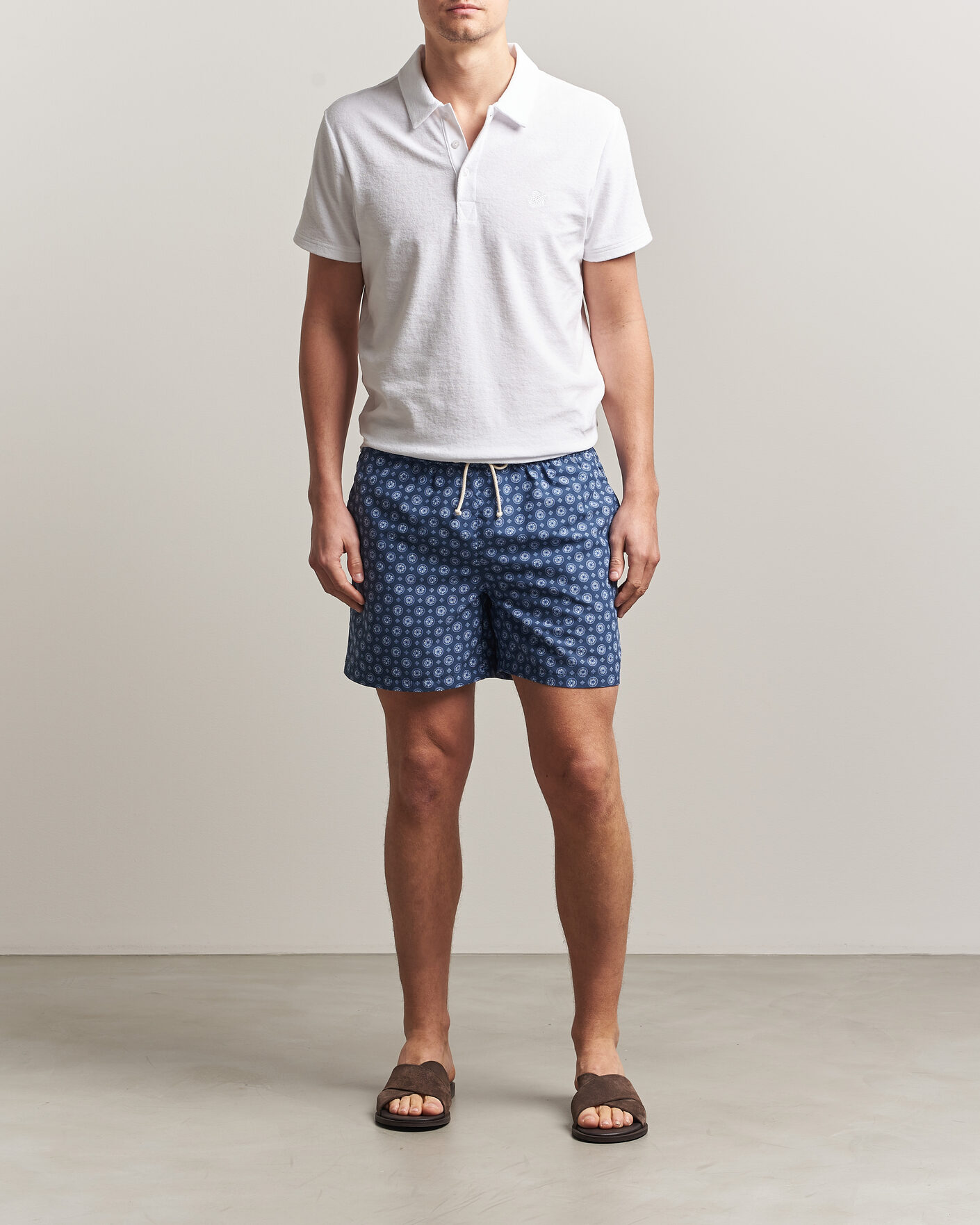 Men | Ripa Ripa Printed Swimshorts Dark Blue | Ripa Ripa | Printed Swimshorts Dark Blue
