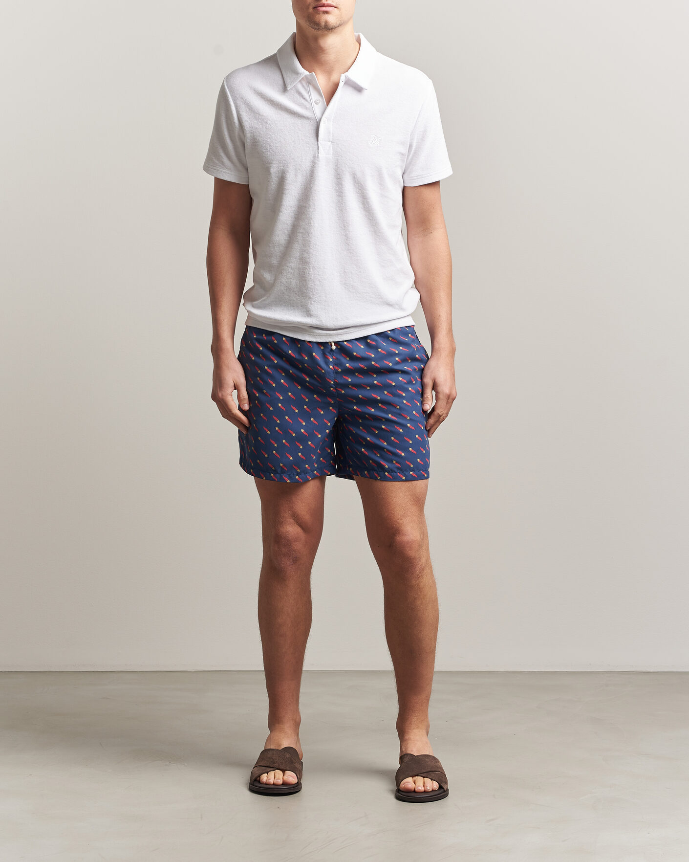 Men | Swimwear | Ripa Ripa | Printed Swimshorts Blue