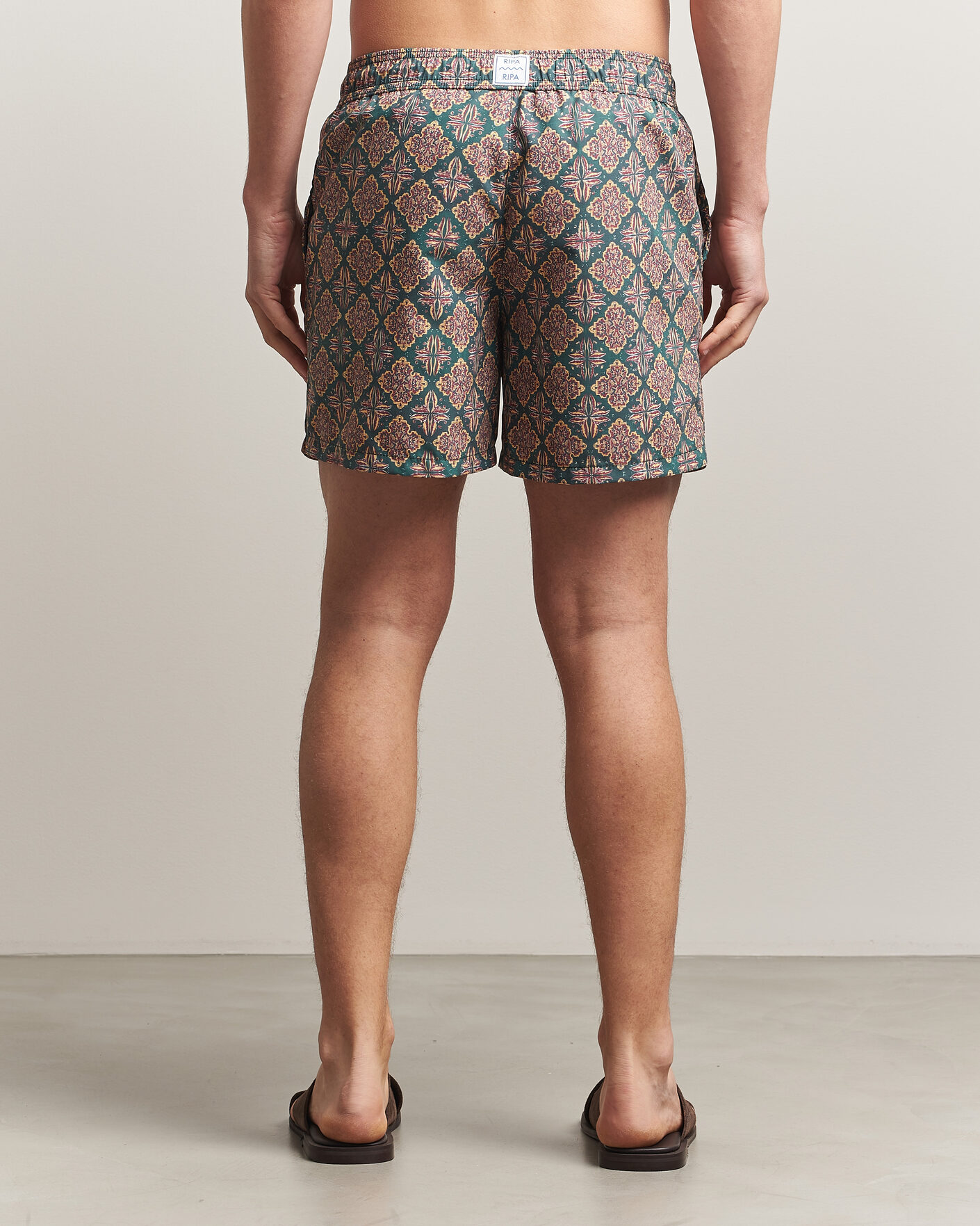 Men | Ripa Ripa Printed Swimshorts Green/Red | Ripa Ripa | Printed Swimshorts Green/Red