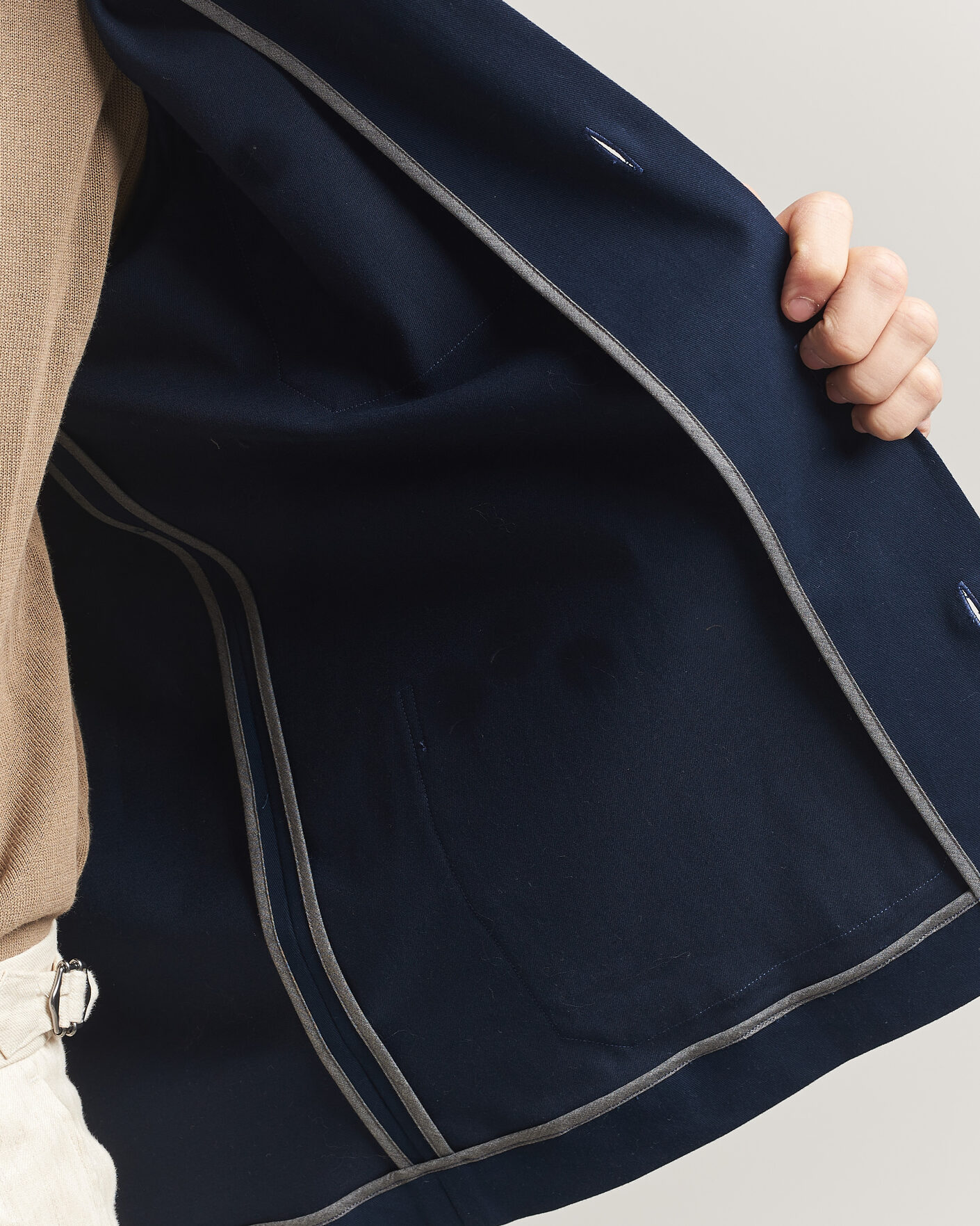 Men | Coats & Jackets | Grigio | Cotton Chore Jacket Navy