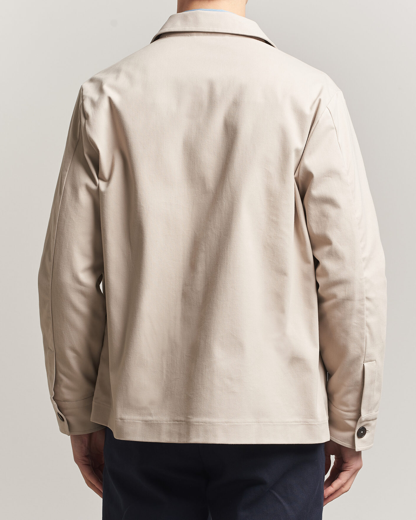 Men | Coats & Jackets | Grigio | Cotton Chore Jacket Beige
