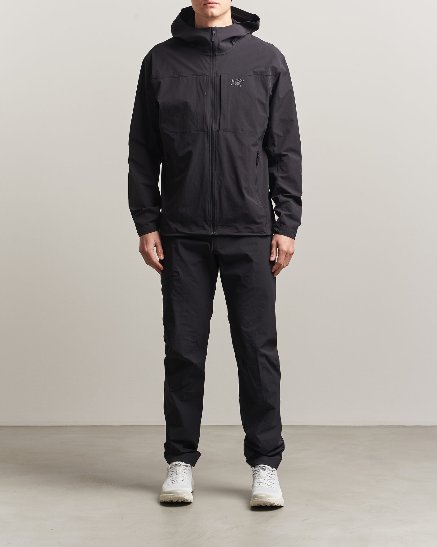 Men | Coats & Jackets | Arc'teryx | Gamma Lightweight Softshell Hooded Jacket Black