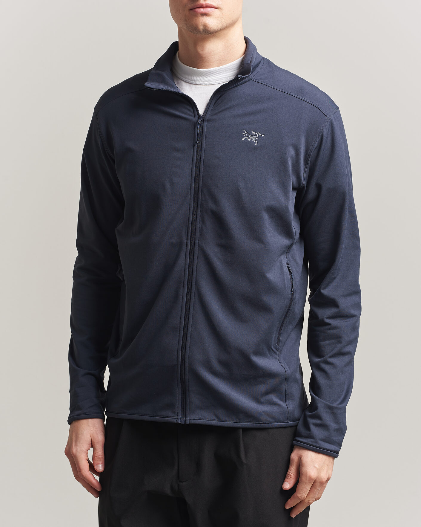 Men | Sweaters & Knitwear | Arc'teryx | Kyanite Lightweight Full Zip Black Sapphire