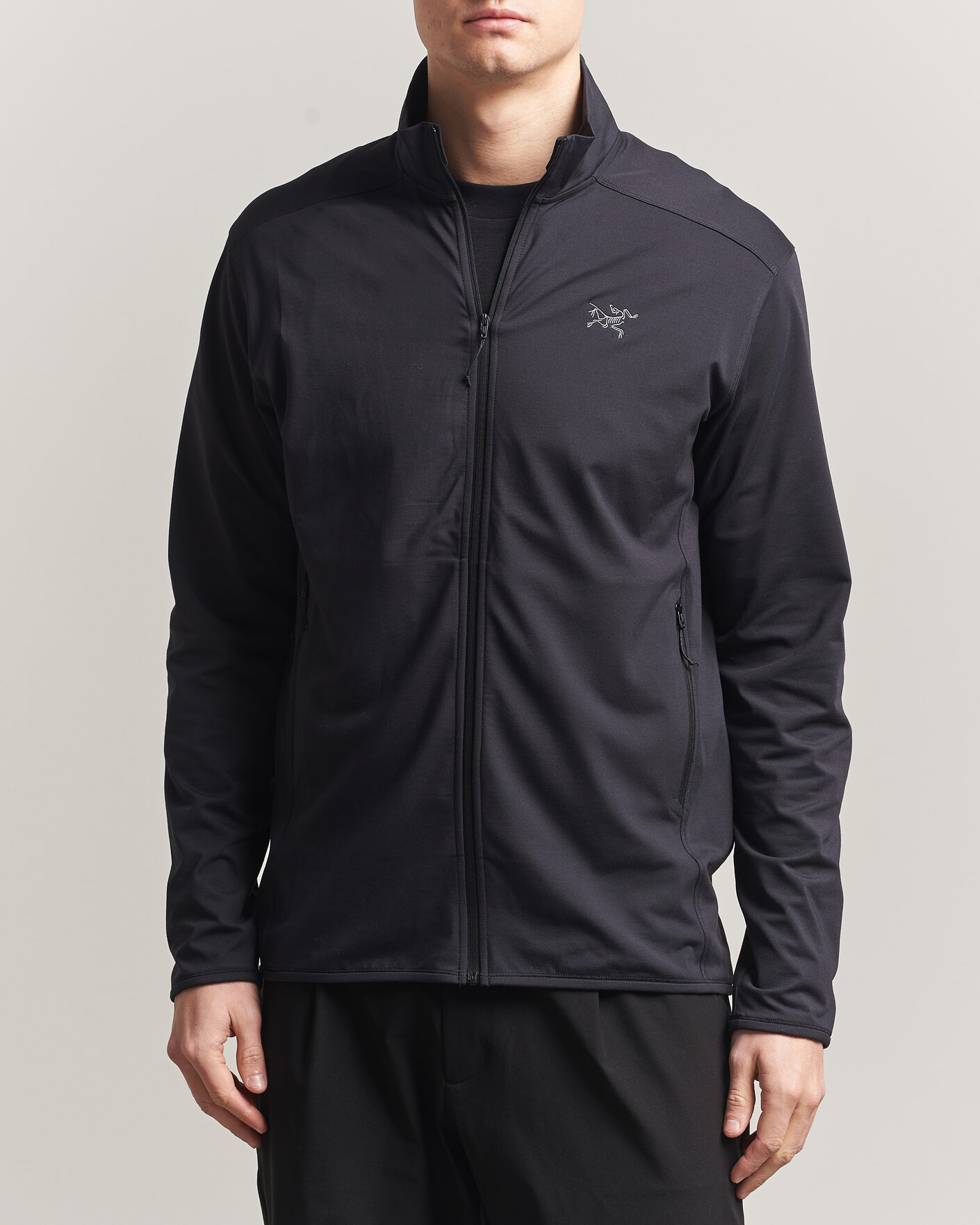 Men | Sweaters & Knitwear | Arc'teryx | Kyanite Lightweight Full Zip Black