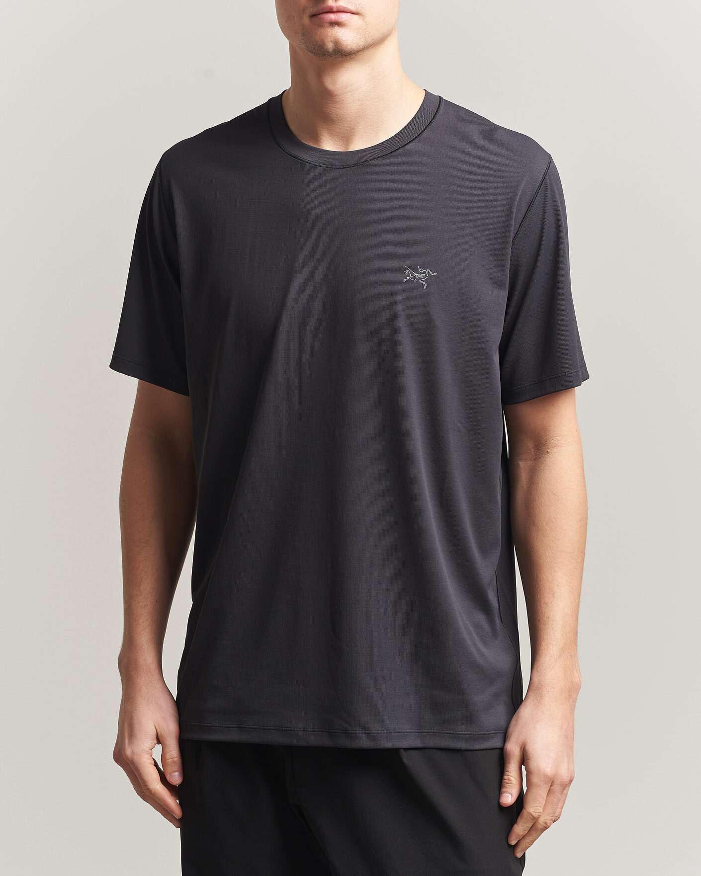 Arc'teryx Cormac Crew Neck T-Shirt Black at CareOfCarl.com