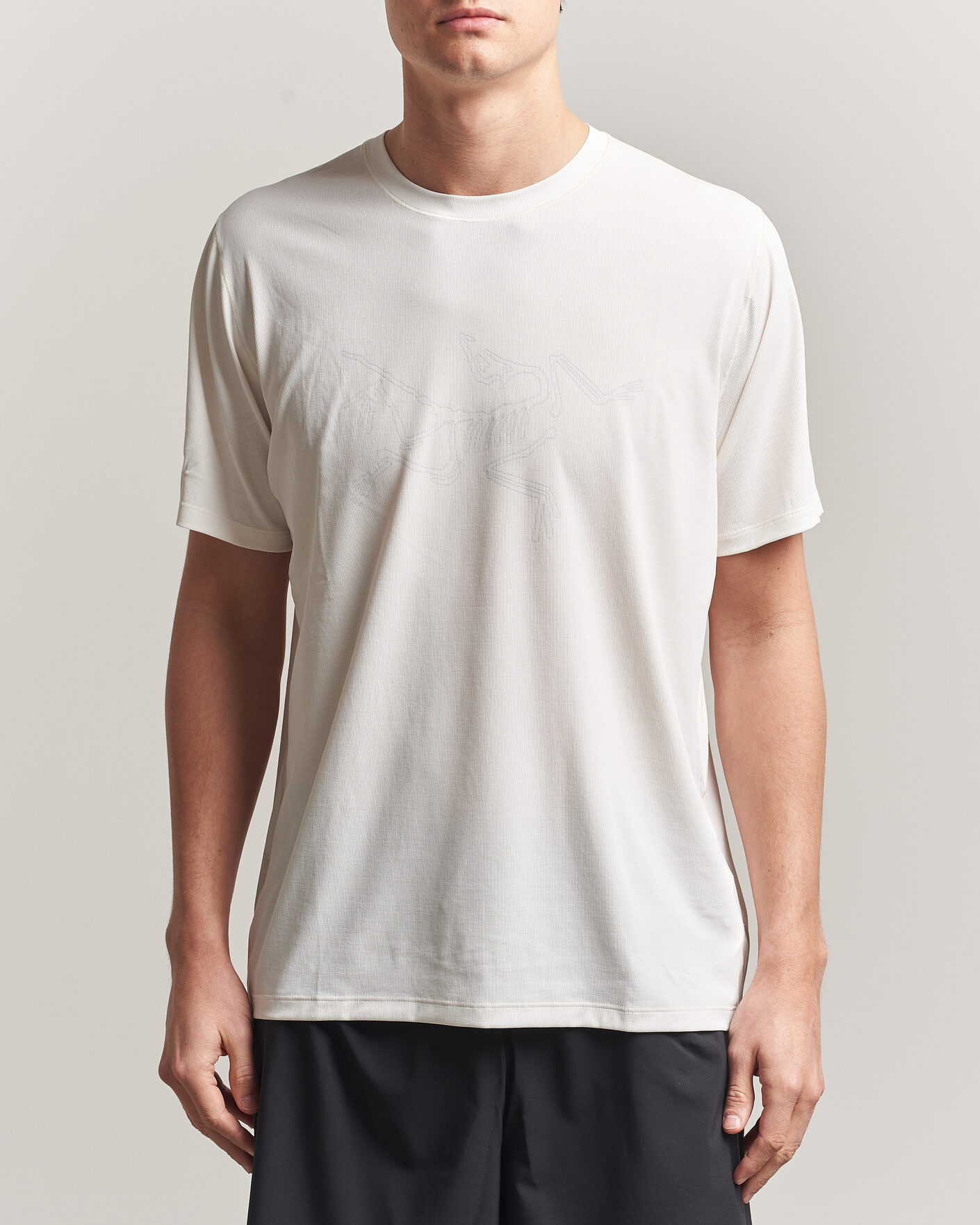 Men | T-Shirts | Arc'teryx | Cormac Bird Logo Crew Neck T-Shirt Arctic Silk
